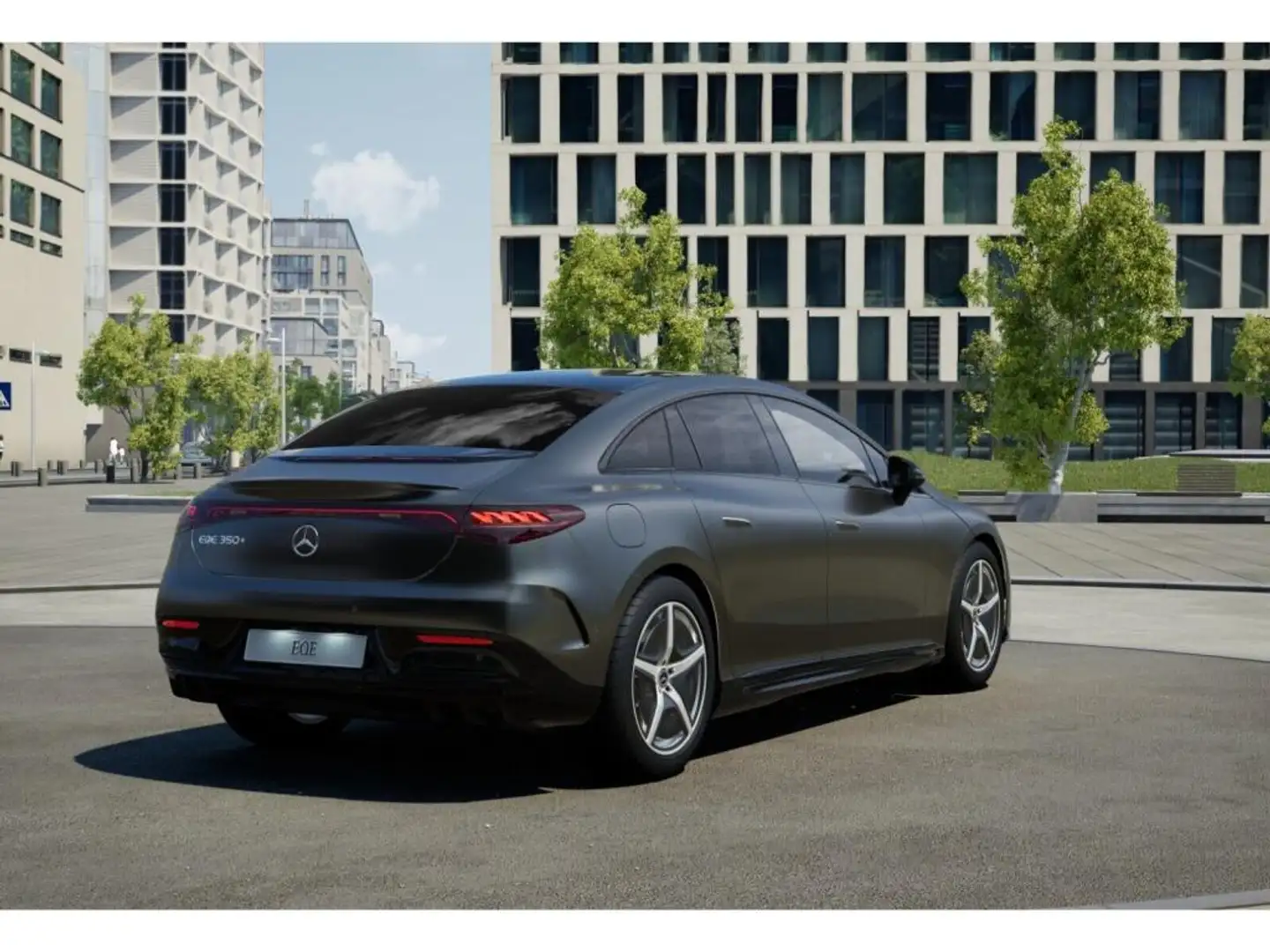 Mercedes-Benz EQE 350 + AMG-Sport/Hyper/Pano/HA-Lenkung/Night Grijs - 2