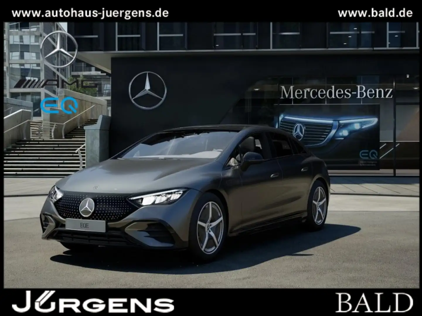 Mercedes-Benz EQE 350 + AMG-Sport/Hyper/Pano/HA-Lenkung/Night Grijs - 1
