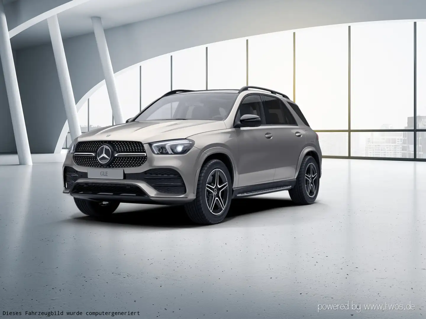 Mercedes-Benz GLE 350 GLE 350 de 4MATIC AMG Line Navi/Pano.-Dach/Autom. Silber - 2