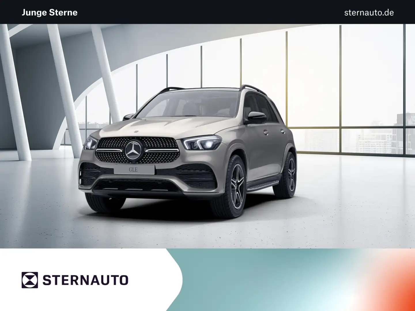 Mercedes-Benz GLE 350 GLE 350 de 4MATIC AMG Line Navi/Pano.-Dach/Autom. Silber - 1