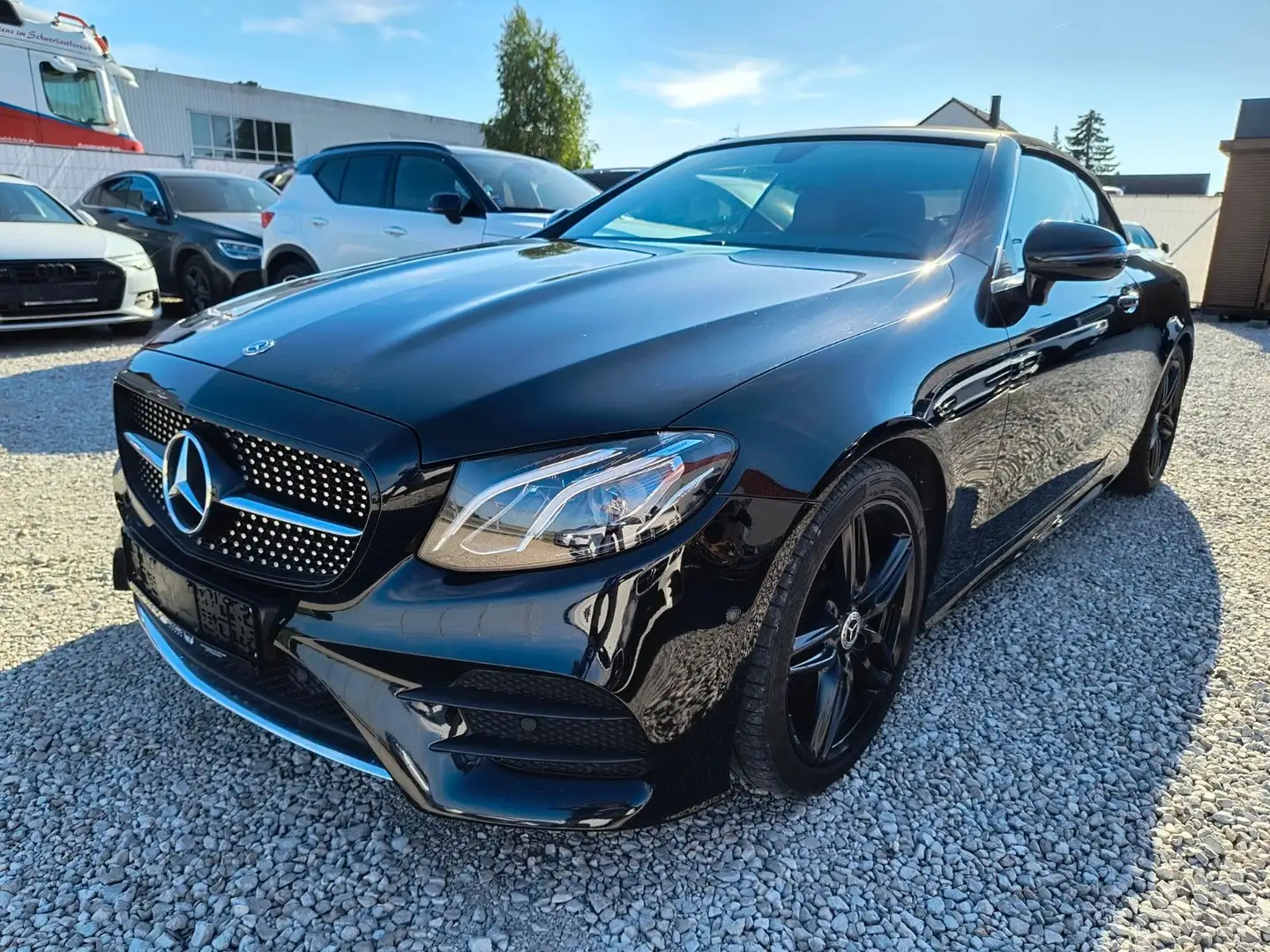 Mercedes-Benz E 220 Cabrio E 220 d, Navi, Leder, RFK, AMG Schwarz - 1