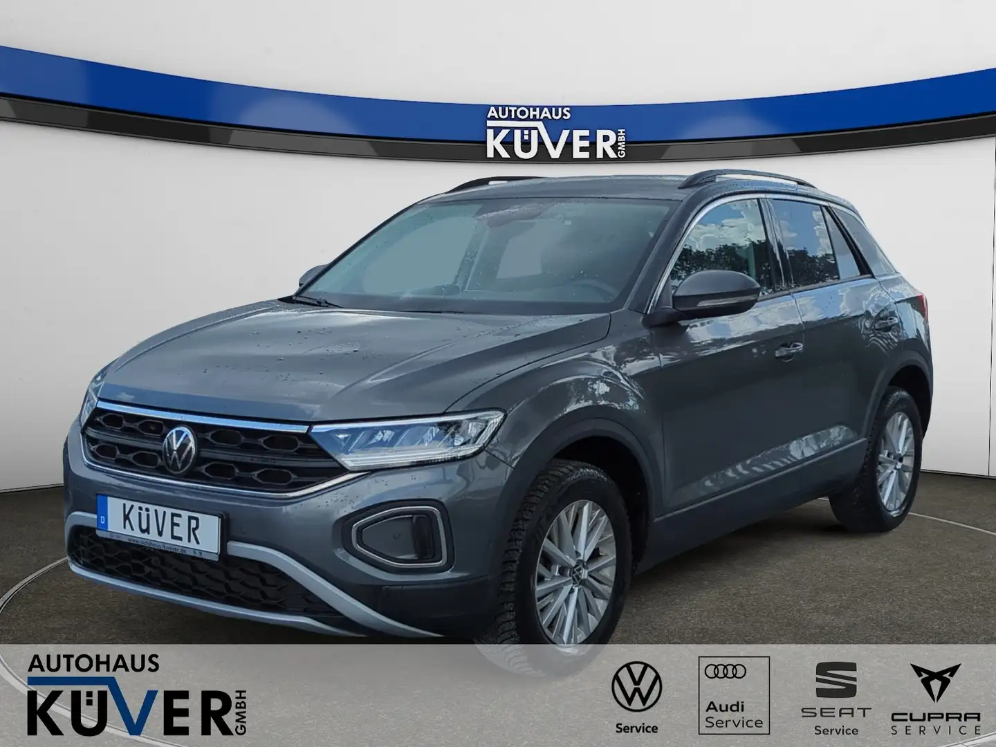 Volkswagen T-Roc Life 1,0 TSI ACC+Shzg+Einparkh+CarPlay+GJR Grau - 1