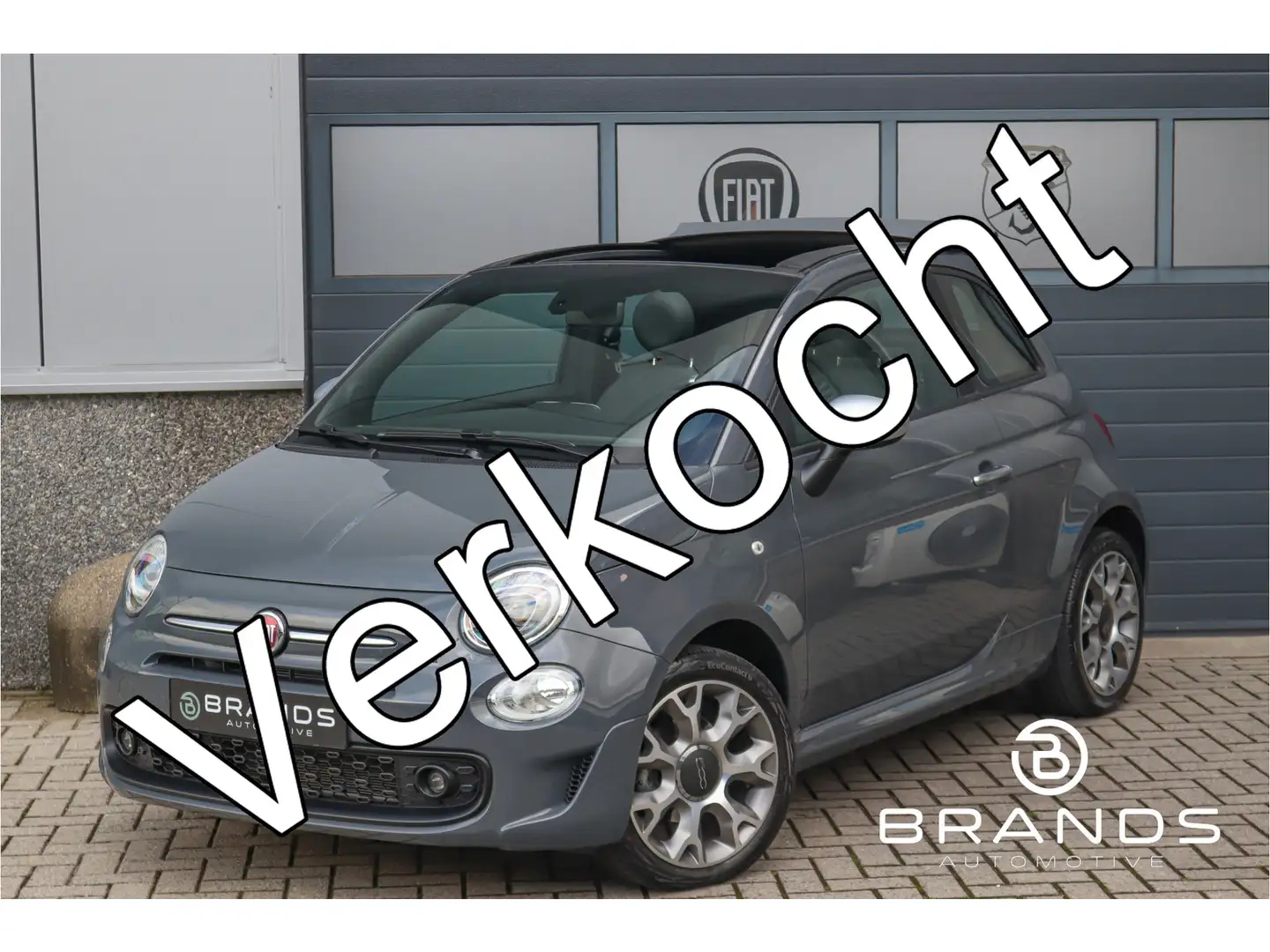 Fiat 500C 1.0 Hybrid Rockstar 1e eig Carplay Leder Uniek Gar Gris - 1