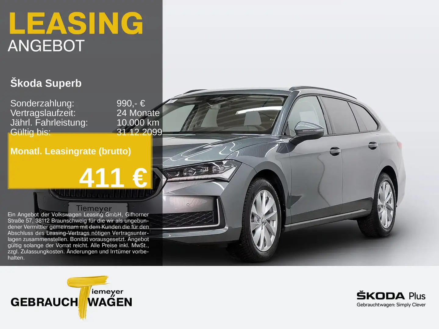 Skoda Superb Combi 1.5 TSI DSG SELECTION LM17 MATRIX A Grau - 1