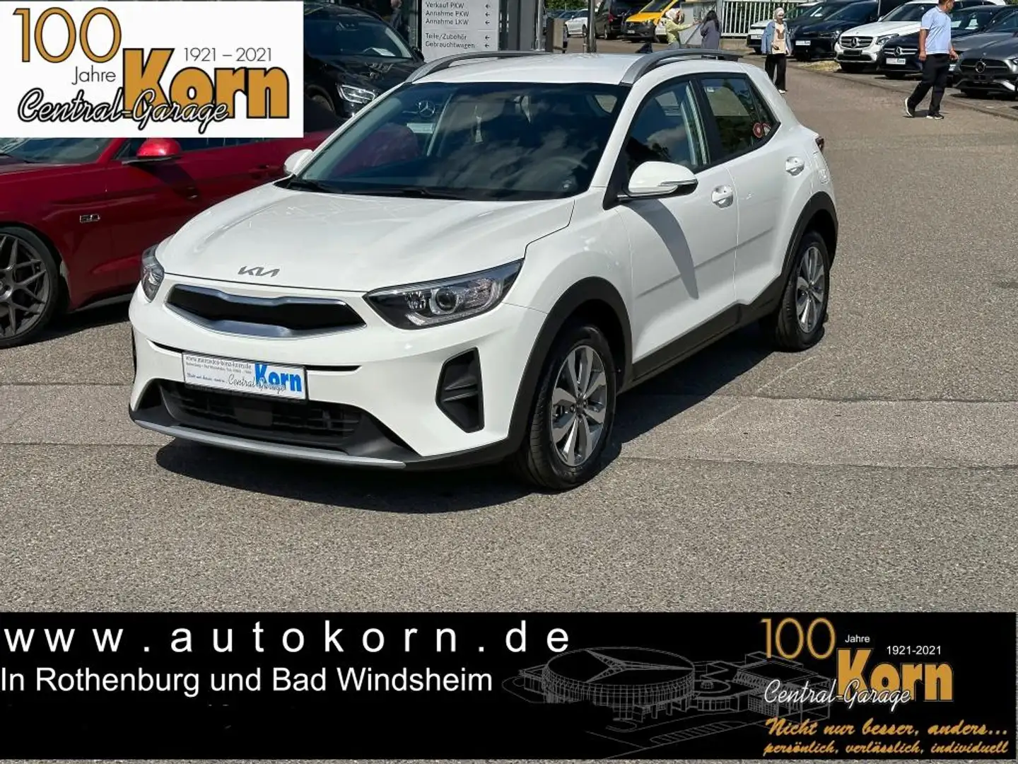 Kia Stonic 1.0 T Vision Navi Kam PDC SitzLenkH Weiß - 1
