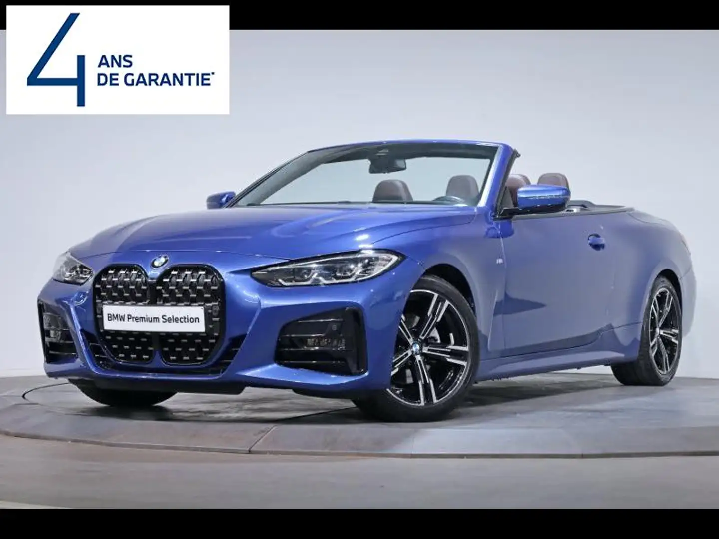 BMW 420 d Cabrio Kit M Sport Bleu - 1