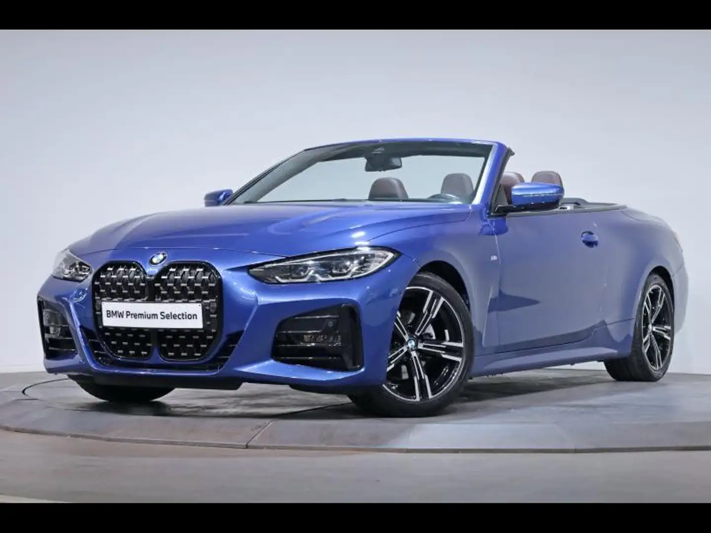 BMW 420 d Cabrio Kit M Sport Bleu - 1