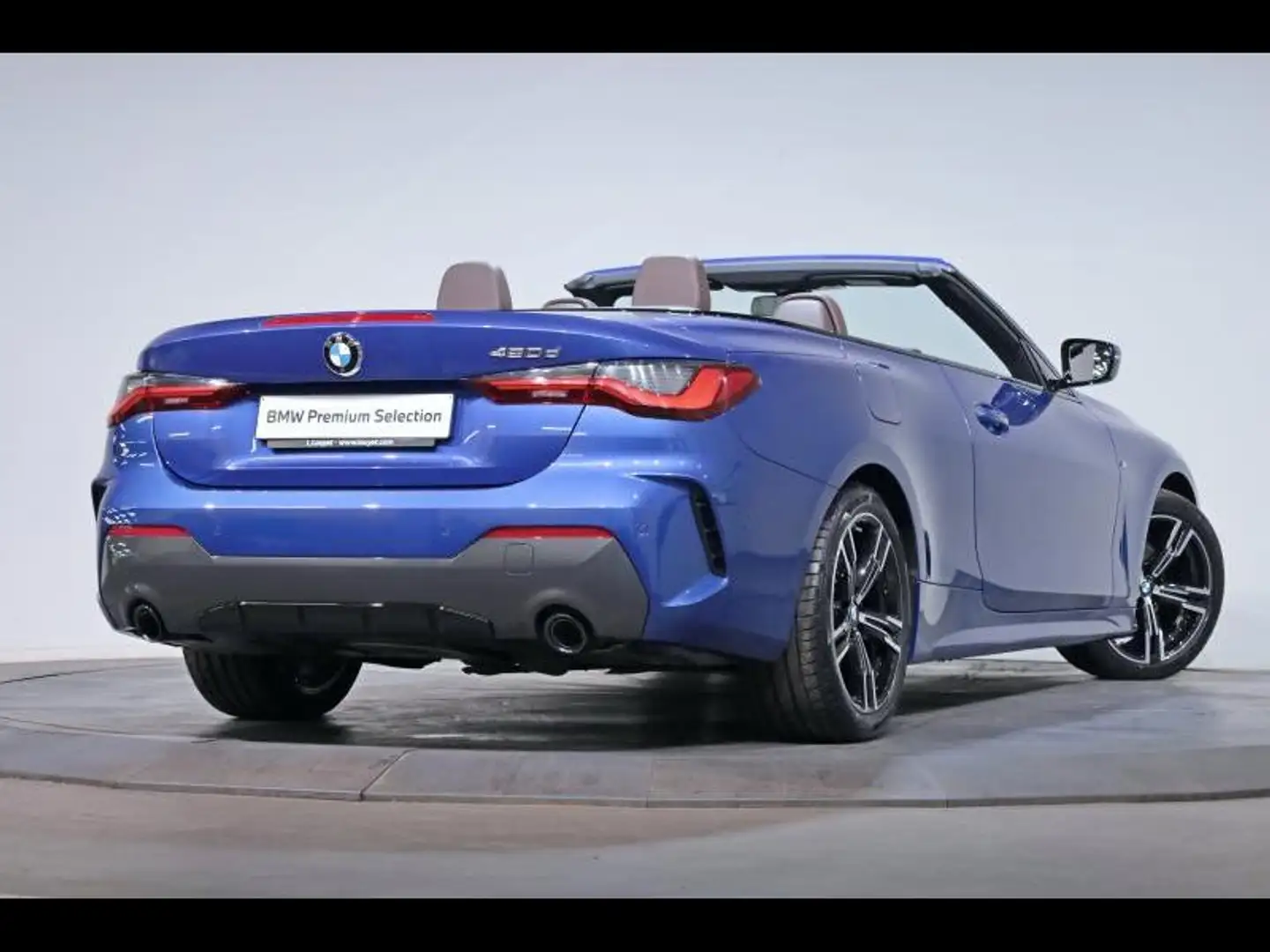 BMW 420 d Cabrio Kit M Sport Bleu - 2