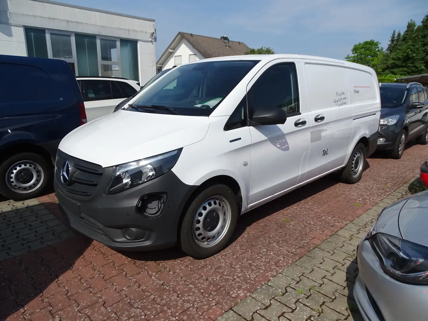 Mercedes-Benz Vito eVito 112 lang 60 kW/DC Laden 50 kW 2x Schiebetüre Weiß - 2