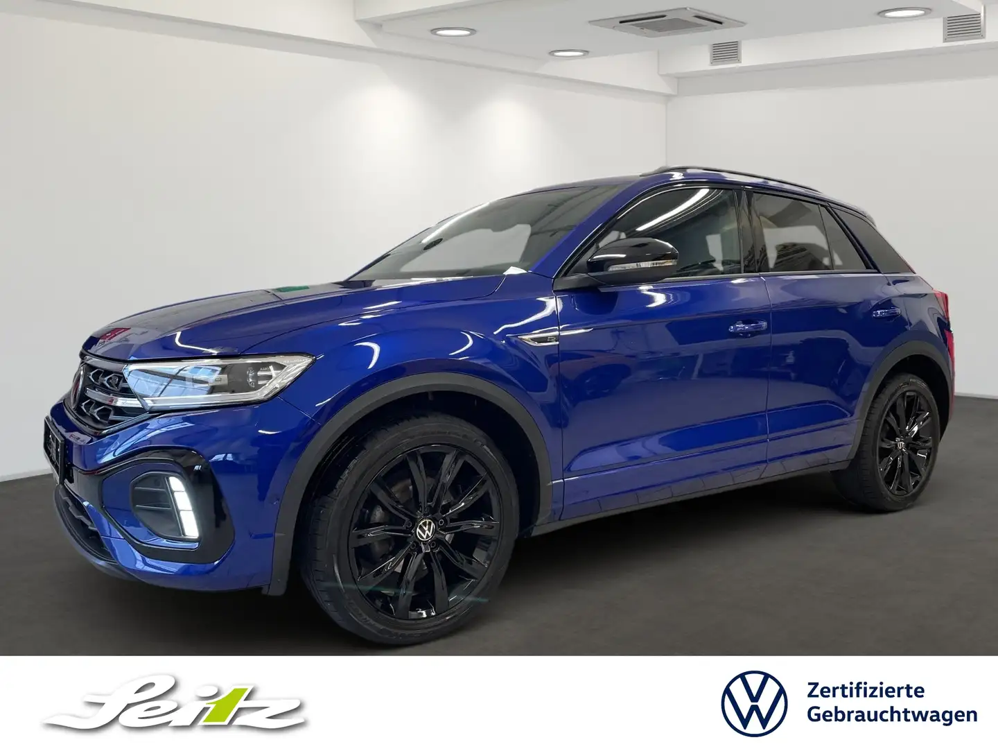 Volkswagen T-Roc 1.5 TSI R-Line *AHK*STANDH*KAMERA*LED* Blau - 1