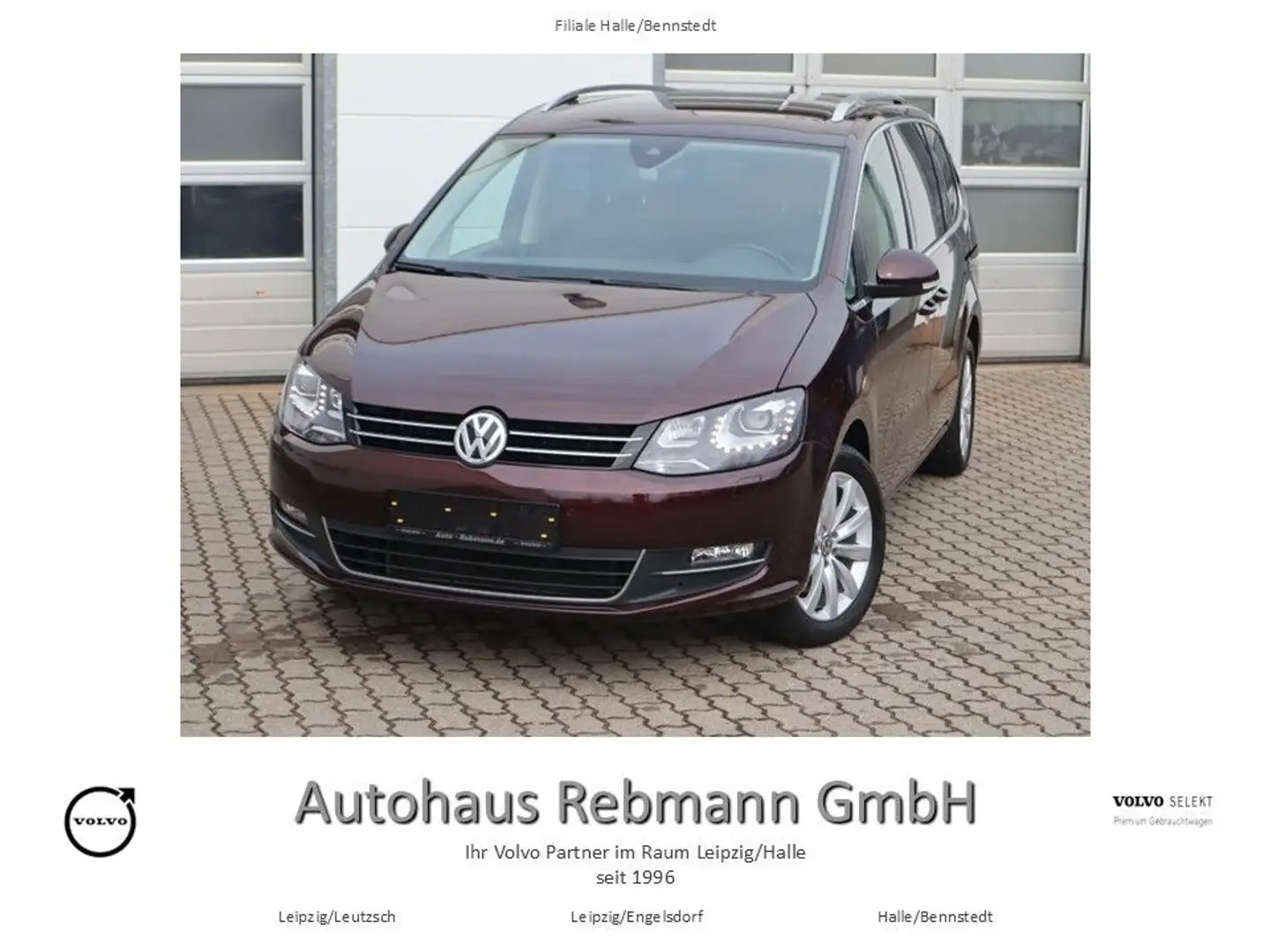 Volkswagen Sharan Highline 1.4TSI Aut.*Bi-Xenon*Leder Rood - 1