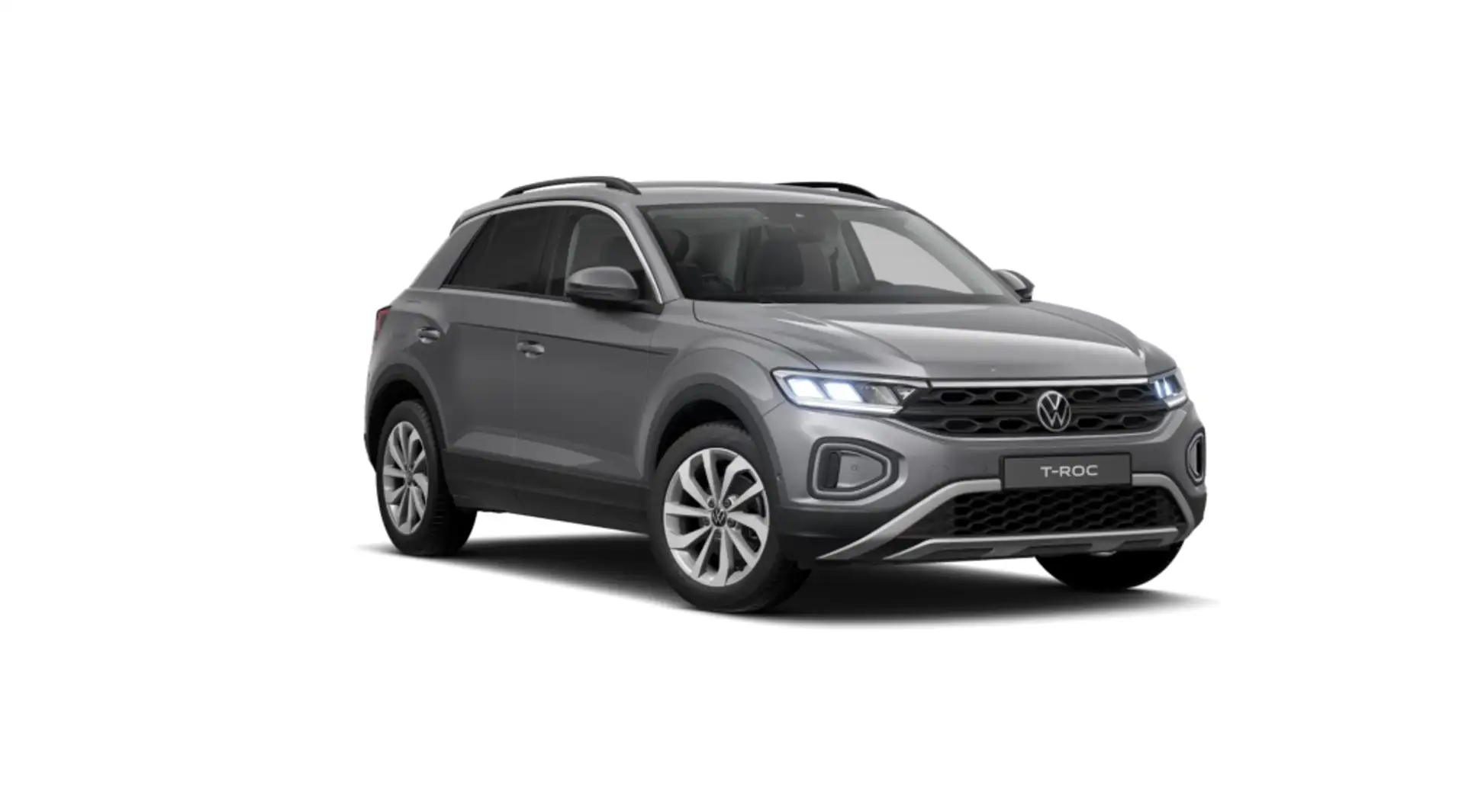 Volkswagen T-Roc 1.0 TSI Más 85kW Gris - 2