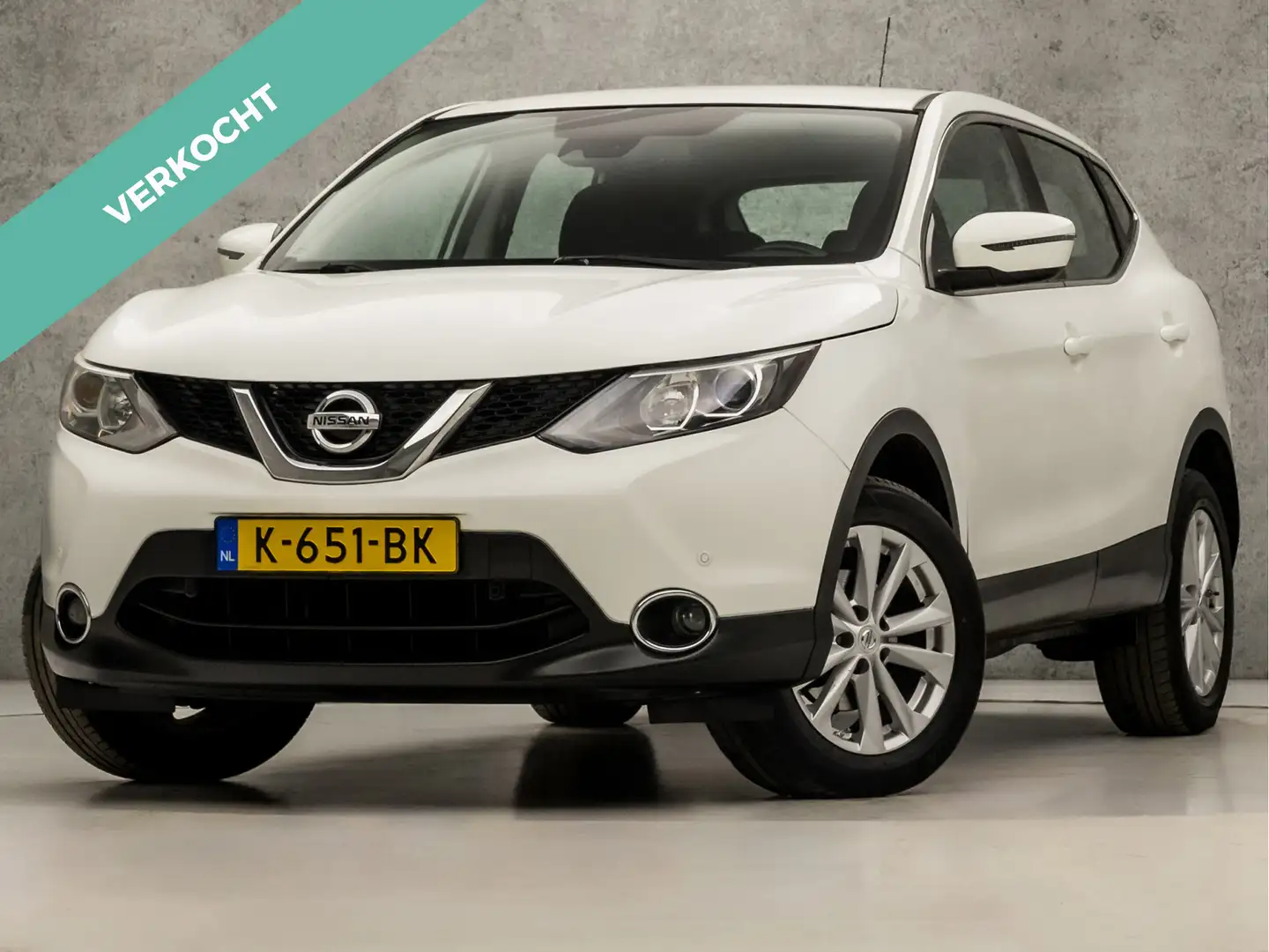 Nissan Qashqai 1.2 Acenta Sport (NAVIGATIE, CLIMATE, STOELVERWARM Wit - 1