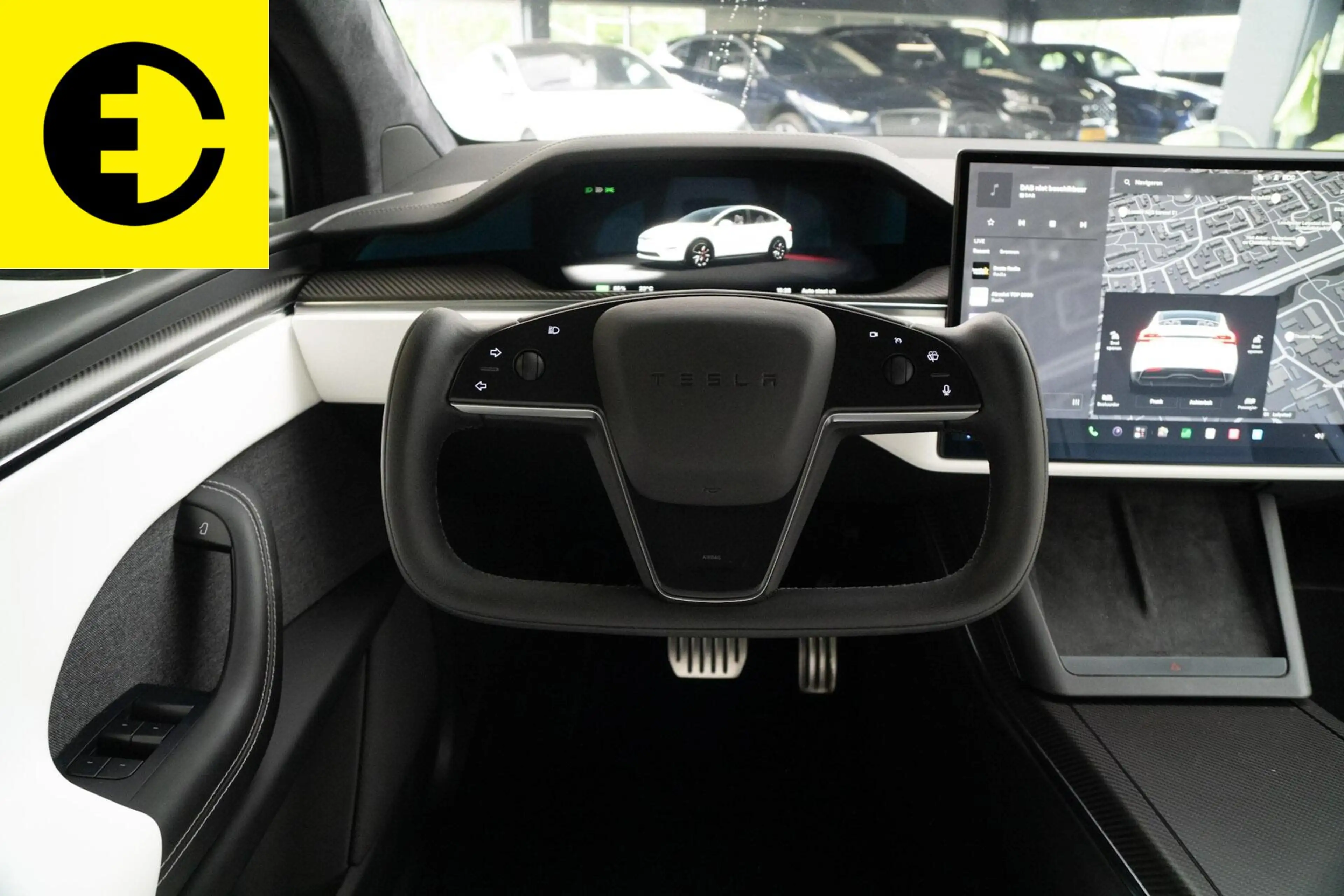 Tesla Model X Plaid AWD 6p. 100kWh | SOH 89.9% | Wit leder | 102 — photo 4