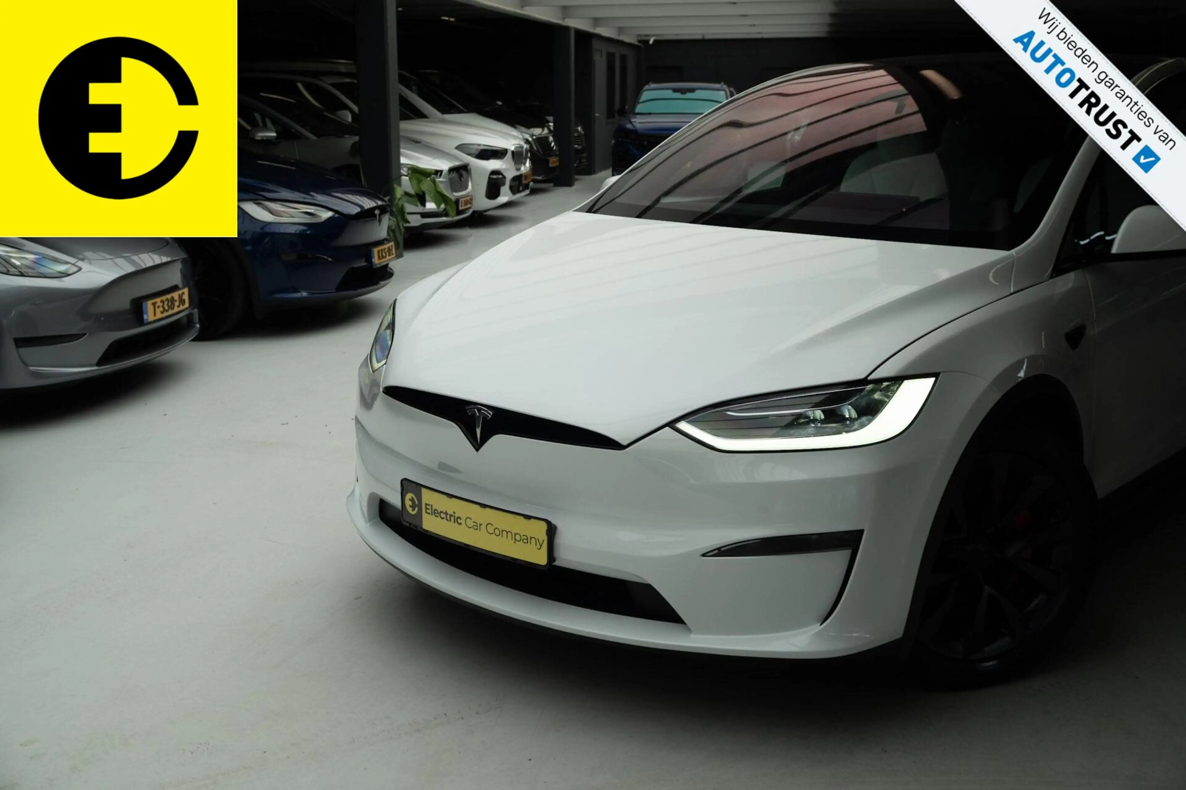 Tesla Model X Plaid AWD 6p. 100kWh | SOH 89.9% | Wit leder | 102 — photo 3
