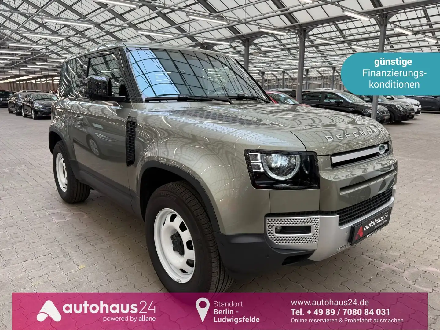 Land Rover Defender 90 3.0  D200 Mild-Hybrid|LED|Pano Green - 1