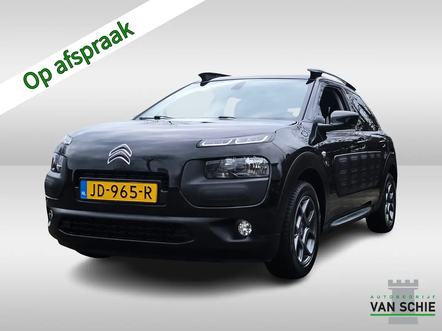 Citroen C4 Cactus 1.2 PureTech Shine 2e-Eig. Keurig-Onderh. BOVAG-Ga Zwart - 1