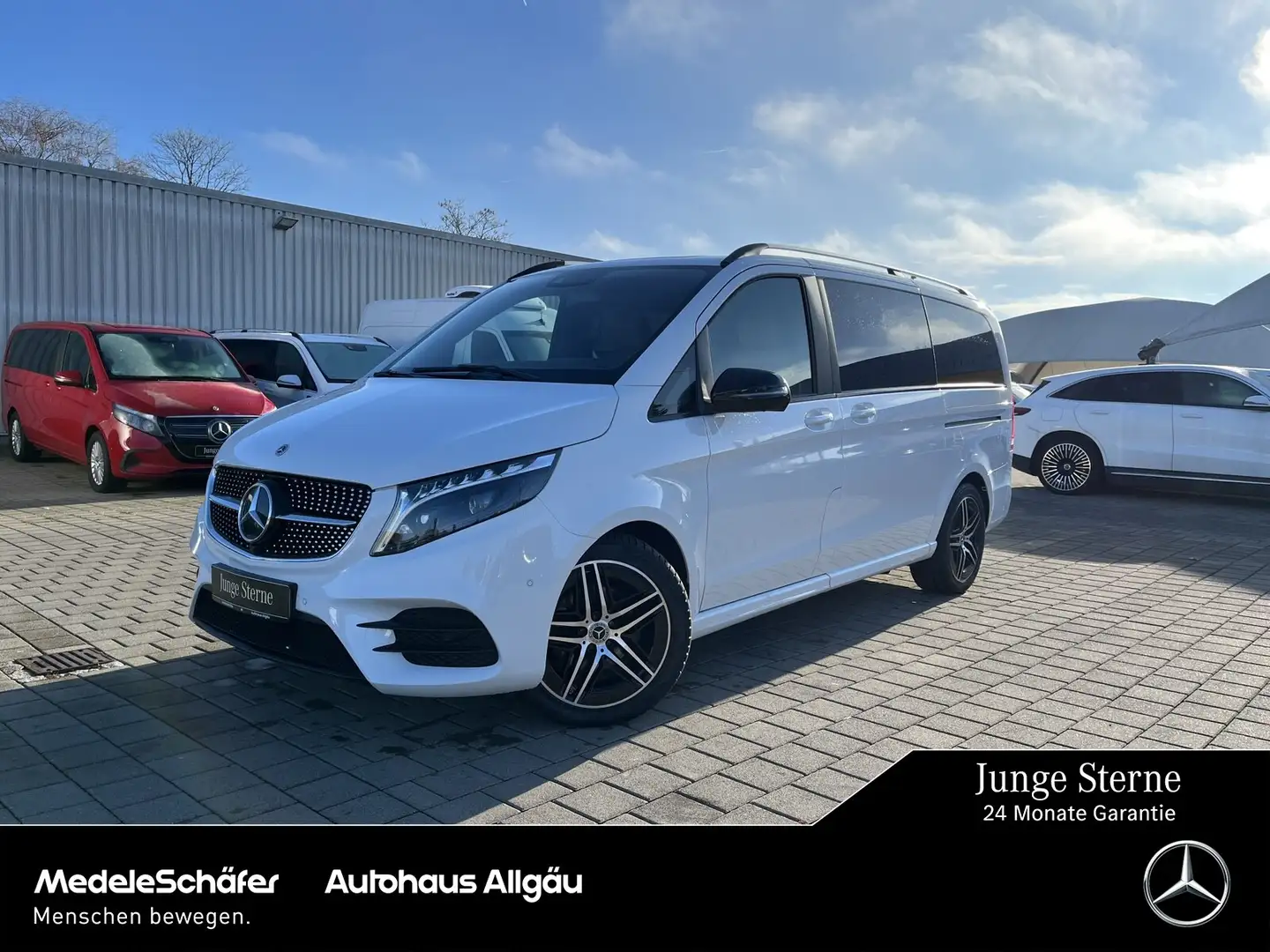 Mercedes-Benz V 300 V 300 d AVANTGARDE EDITION L AMG DISTRONIC 360 Air Blanc - 1