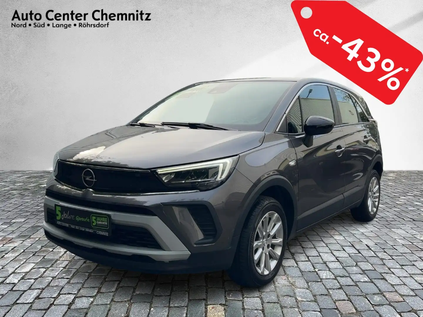 Opel Crossland AT8 Elegance LED/KlimaA/SHZ/LHZ/Kamera Grau - 2