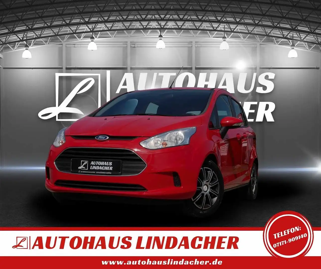Ford B-Max 1.0 EcoBoost Trend Rood - 1