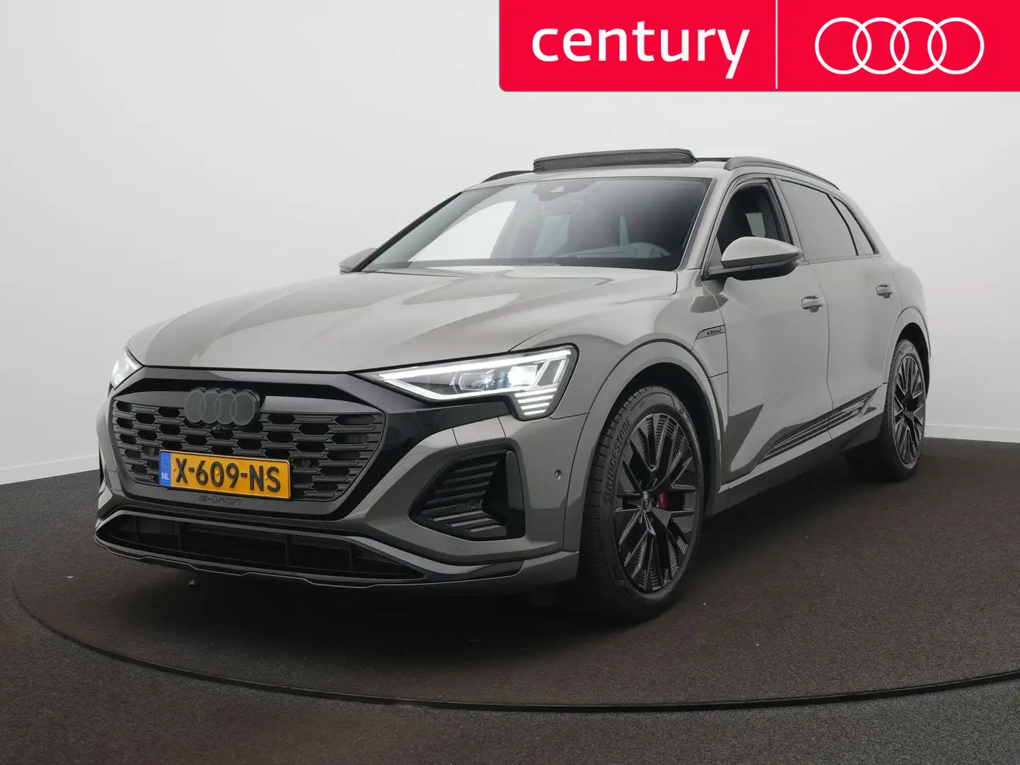 Audi Q8 e-tron S Edition 50 250kw/340pk 95Kwh |PANORAMADAK | VOL Gris - 1