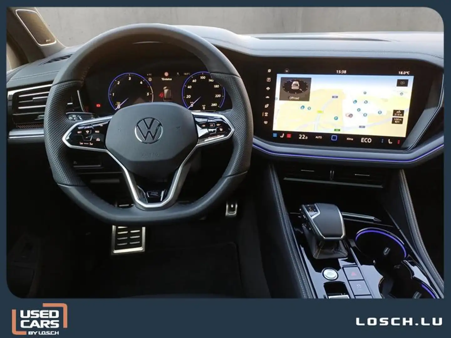 Volkswagen Touareg R-Line+Black+TDI+4M+DSG Gris - 2