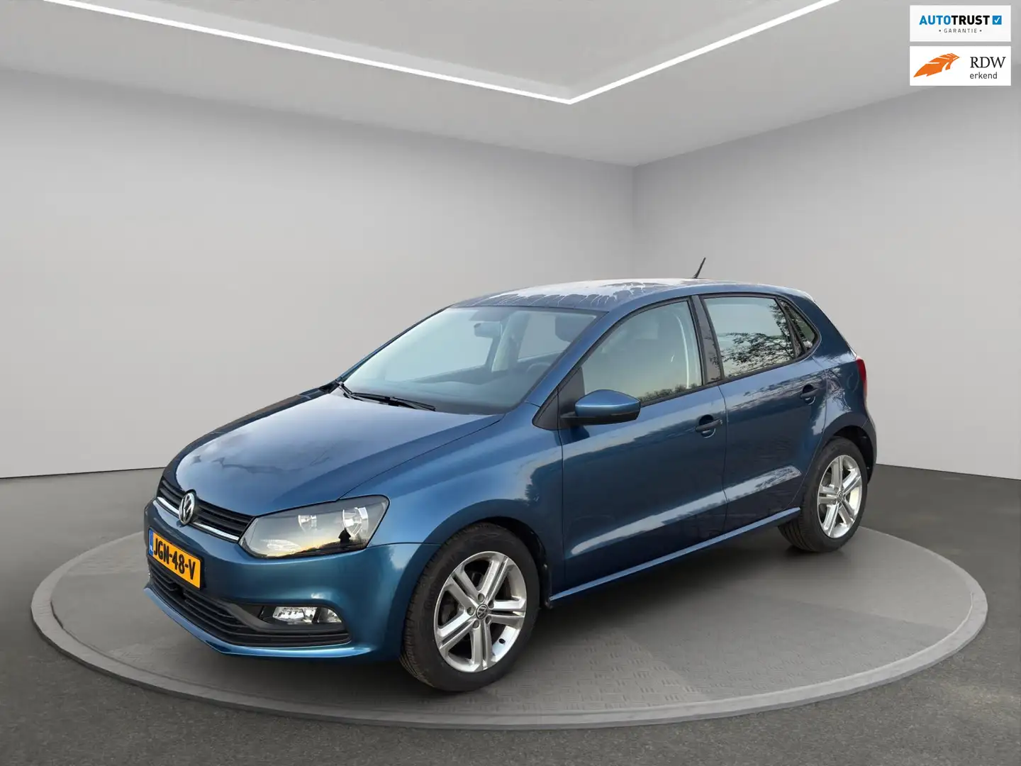 Volkswagen Polo 1.0i 60pk. 5-DRS / AIRCO / 1e EIGENAAR / ORIGINELE Blau - 1