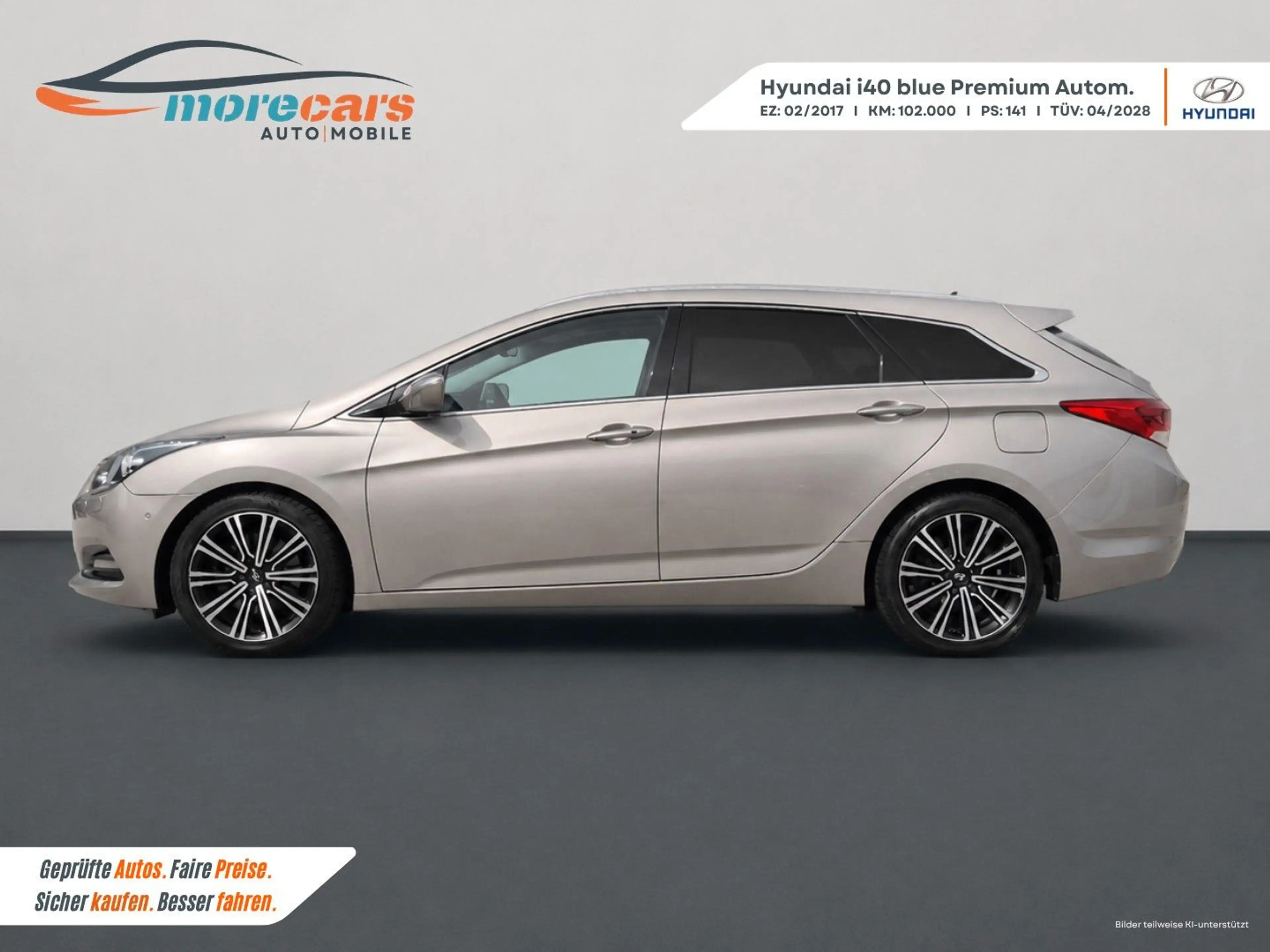 Hyundai i40 cw blue Premium Voll Pano AHK Leder Sitzbel. — photo 5