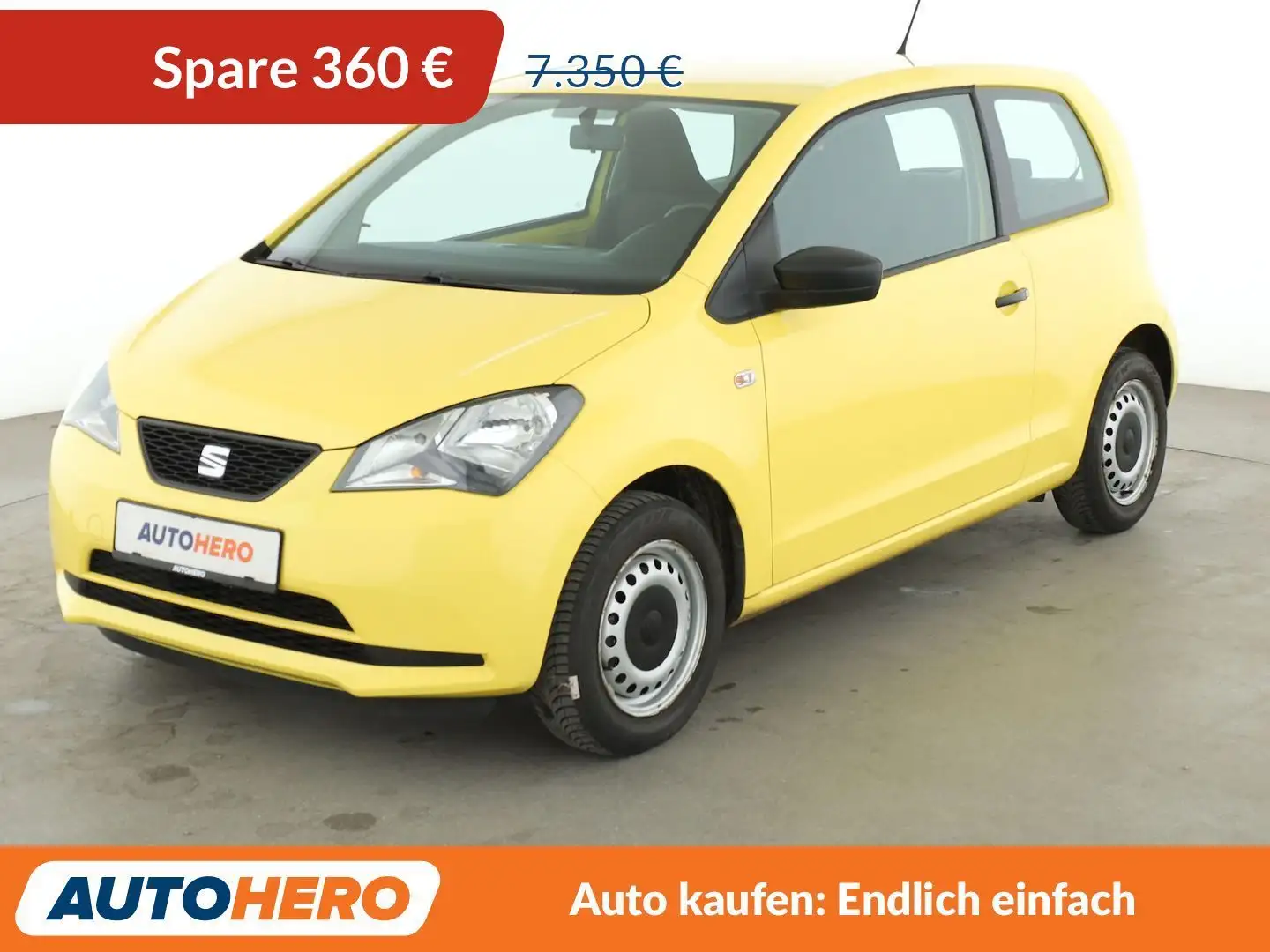 SEAT Mii 1.0 Reference*KLIMA*CD*GARANTIE* Gelb - 1
