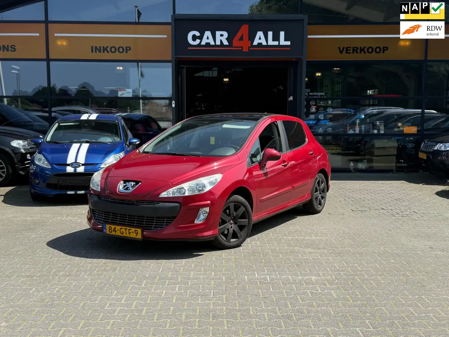 Peugeot 308 1.6 VTi XS PANO/NAVI/PDC/APK 9-4-2026/LMVELGEN/NAP Rood - 1