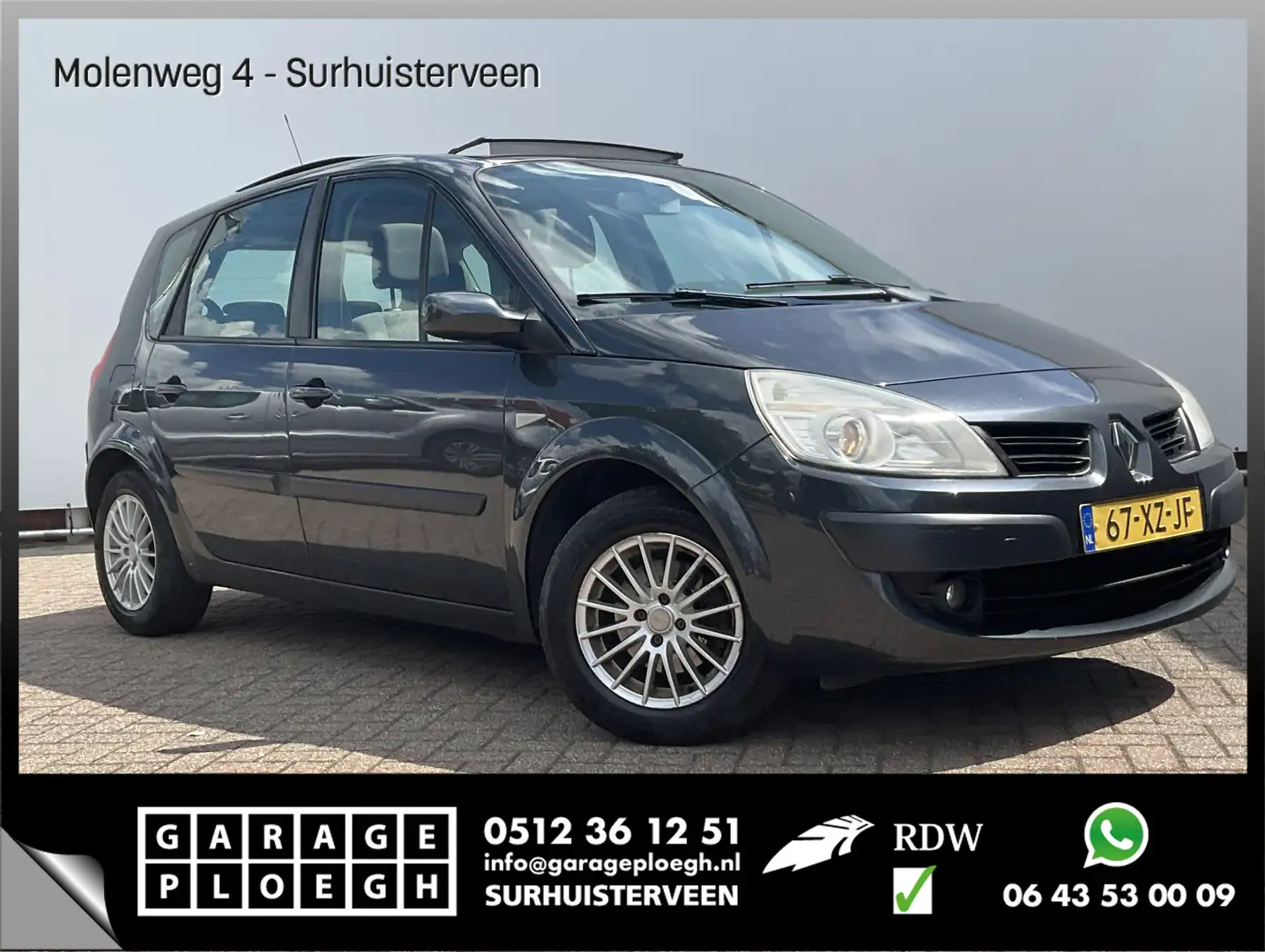 Renault Scenic 1.6-16V Business Line Pano Trekhaak Cruise Clima V Grijs - 1