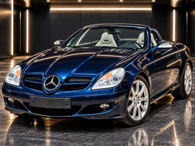 Mercedes-Benz SLK 350 V6 272CV TANSANITBLAU FULL BOOK SERVICE E FATTURE