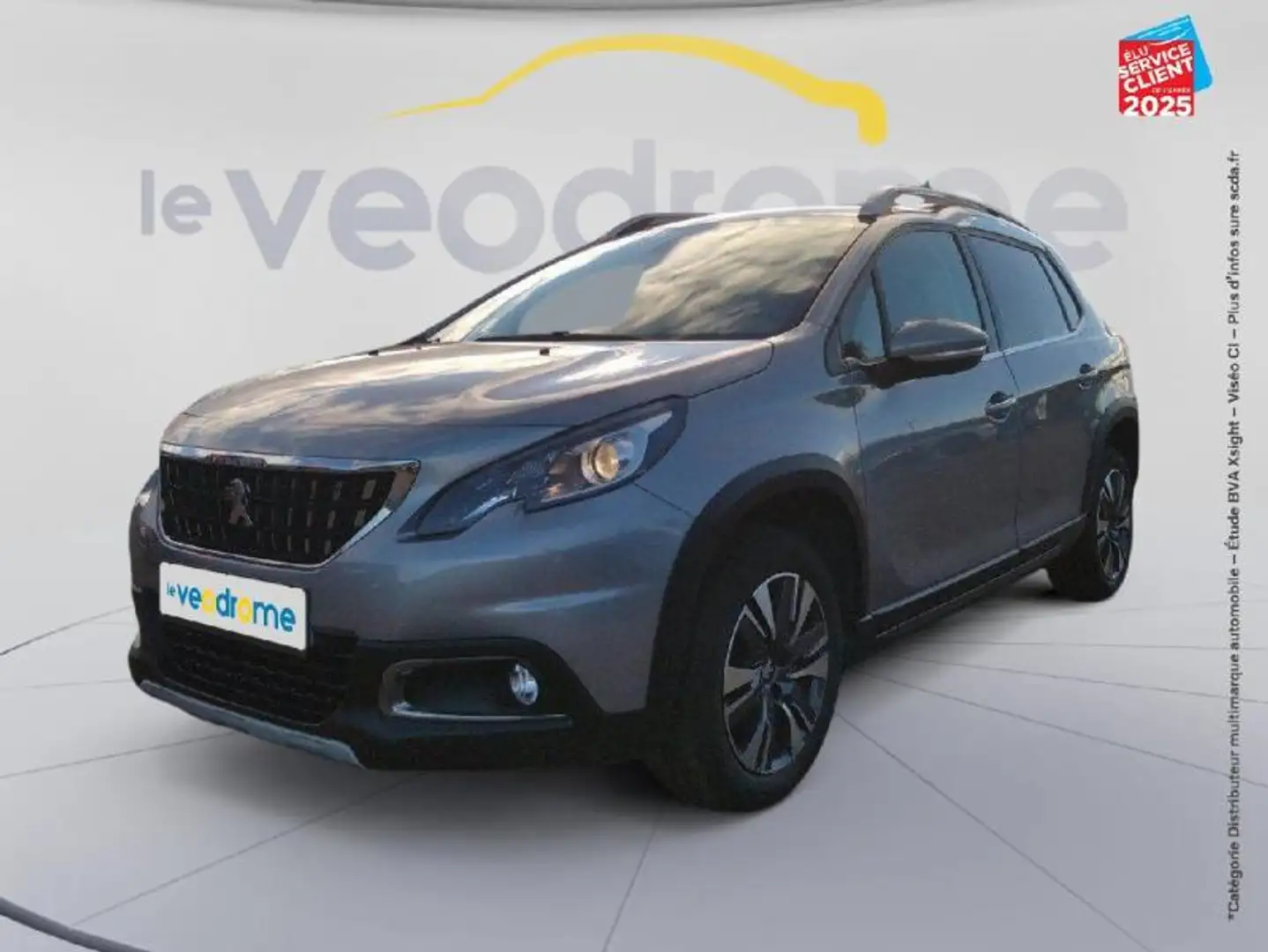 Peugeot 2008 1.2 PureTech 130ch S\u0026S Allure Pack Gris - 1