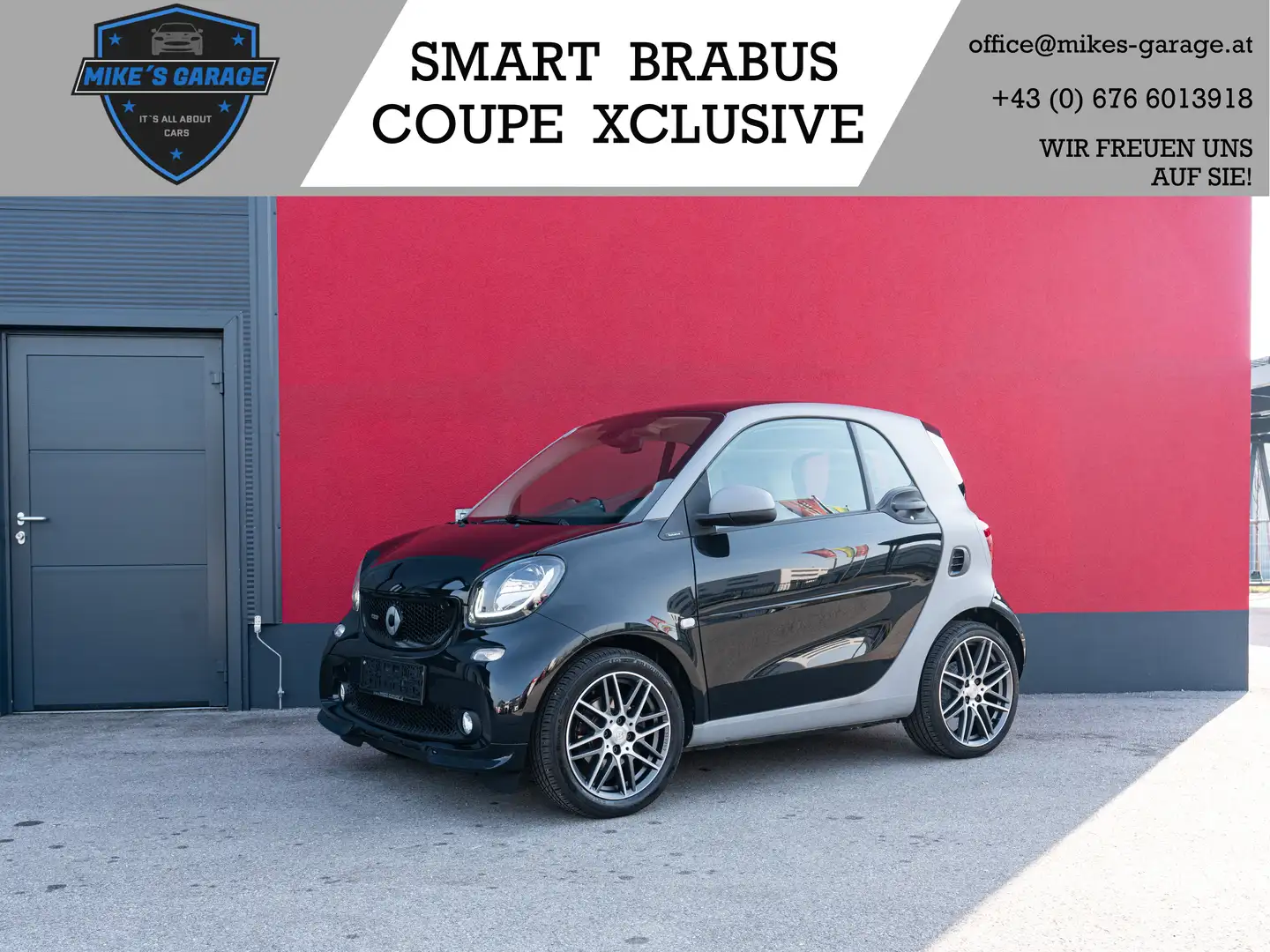 smart forTwo BRABUS XCLSUIVE COUPE *JBL* *NAVI* *PANORAMA* Schwarz - 1