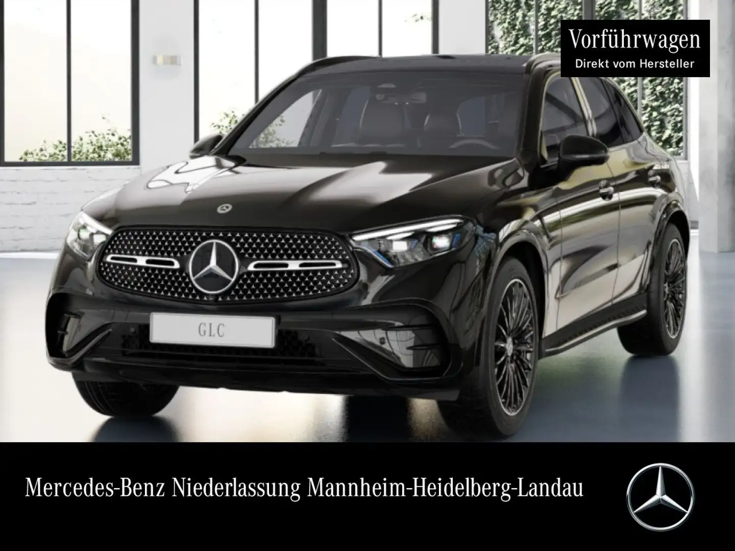 Mercedes-Benz GLC 220 d 4M AMG+NIGHT+PANO+360+AHK+TOTW+KEYLESS Schwarz - 1