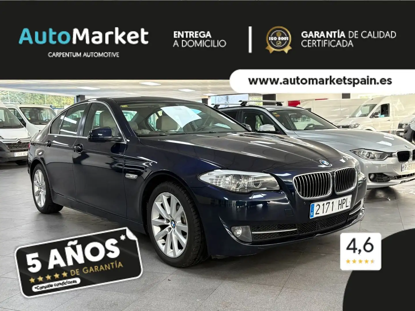 BMW 520 520dA Luxury (0.00) Niebieski - 2