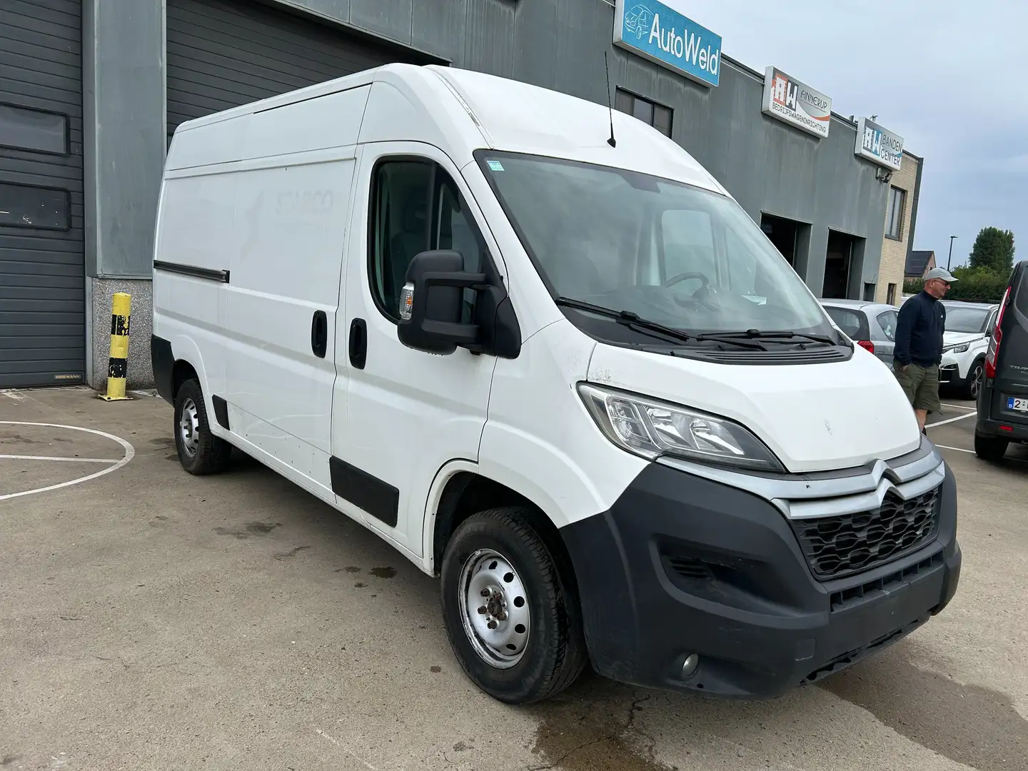 Citroen Jumper 2.0 hdi   96 kw    3 zitplaatsen   zie foto's Blanc - 2