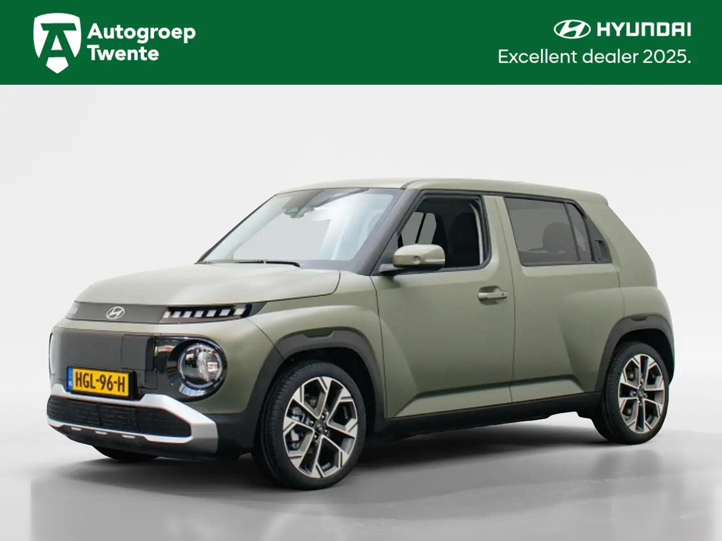 Hyundai Inster Pulse 49 kWh | DEMO | 17" LMV | Winter-pack Groen - 1