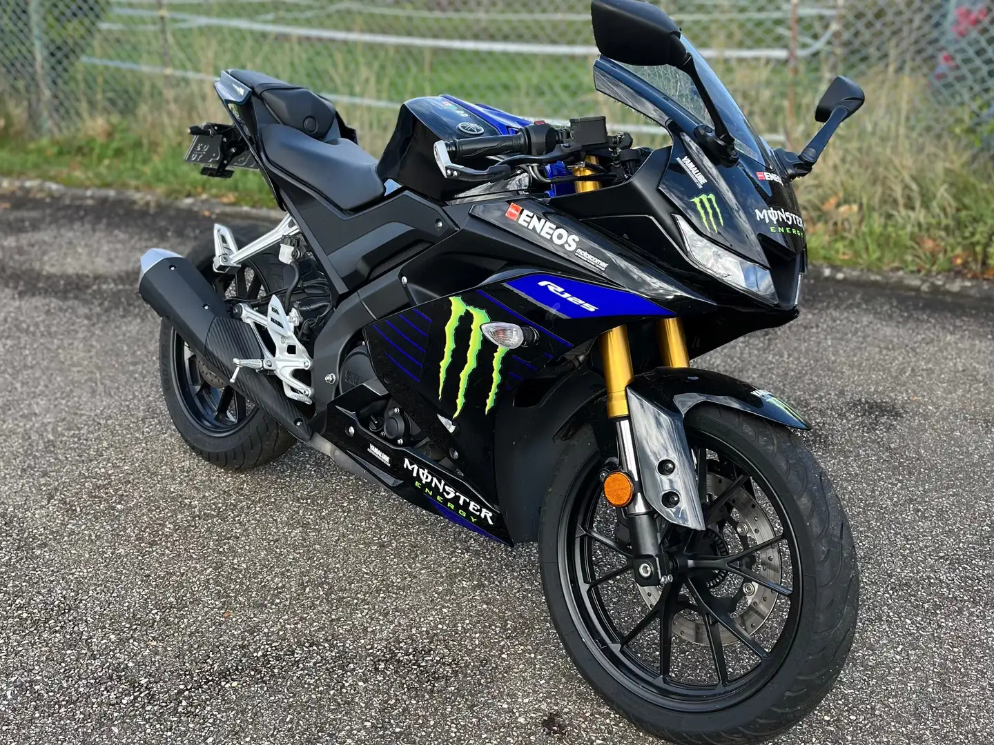 Yamaha YZF-R125 Monsteredition Bleu - 1