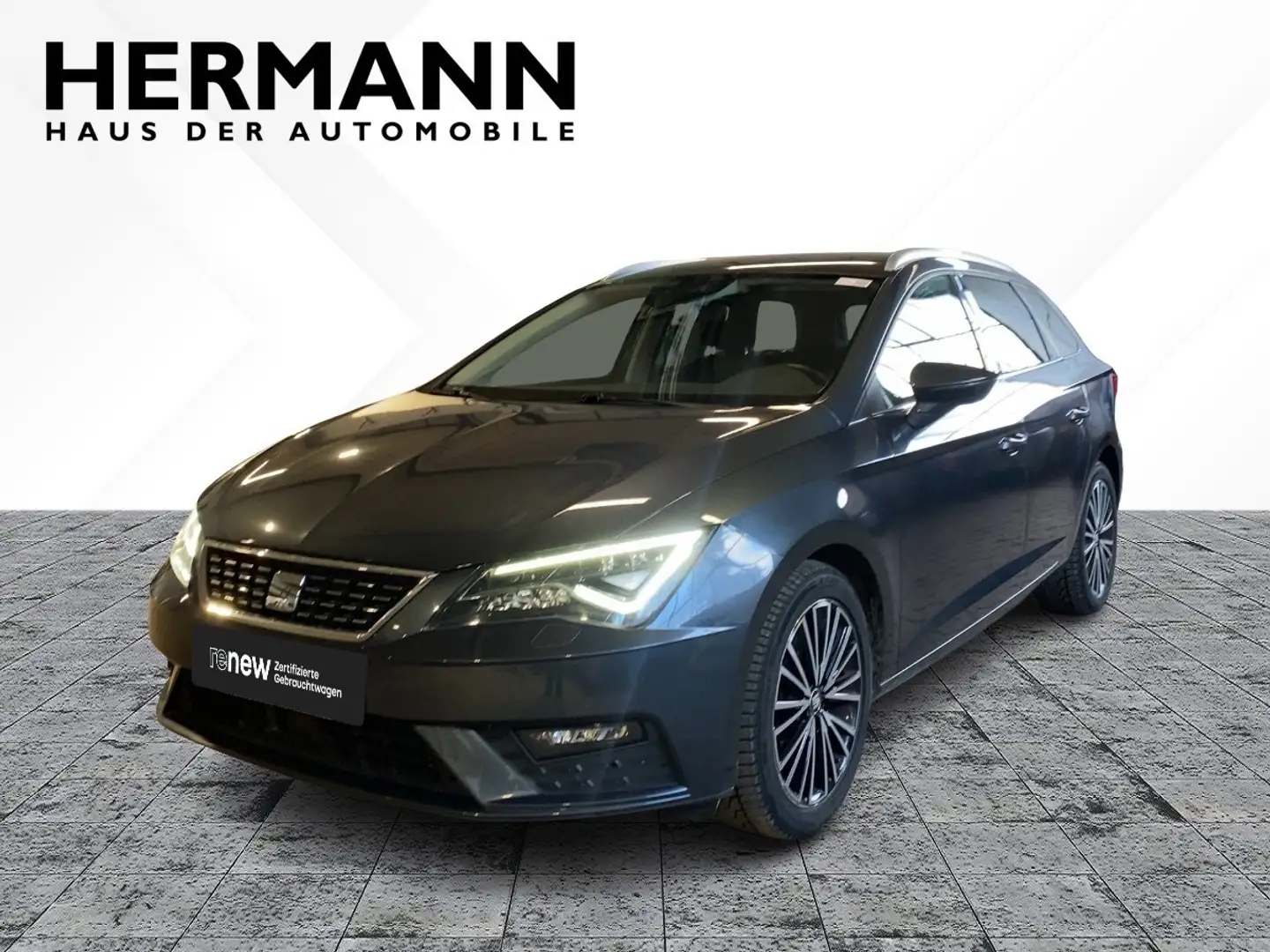 SEAT Leon 2.0 TSI ST Xcellence *LED*AHK*NAVI*KeyLess Grijs - 1