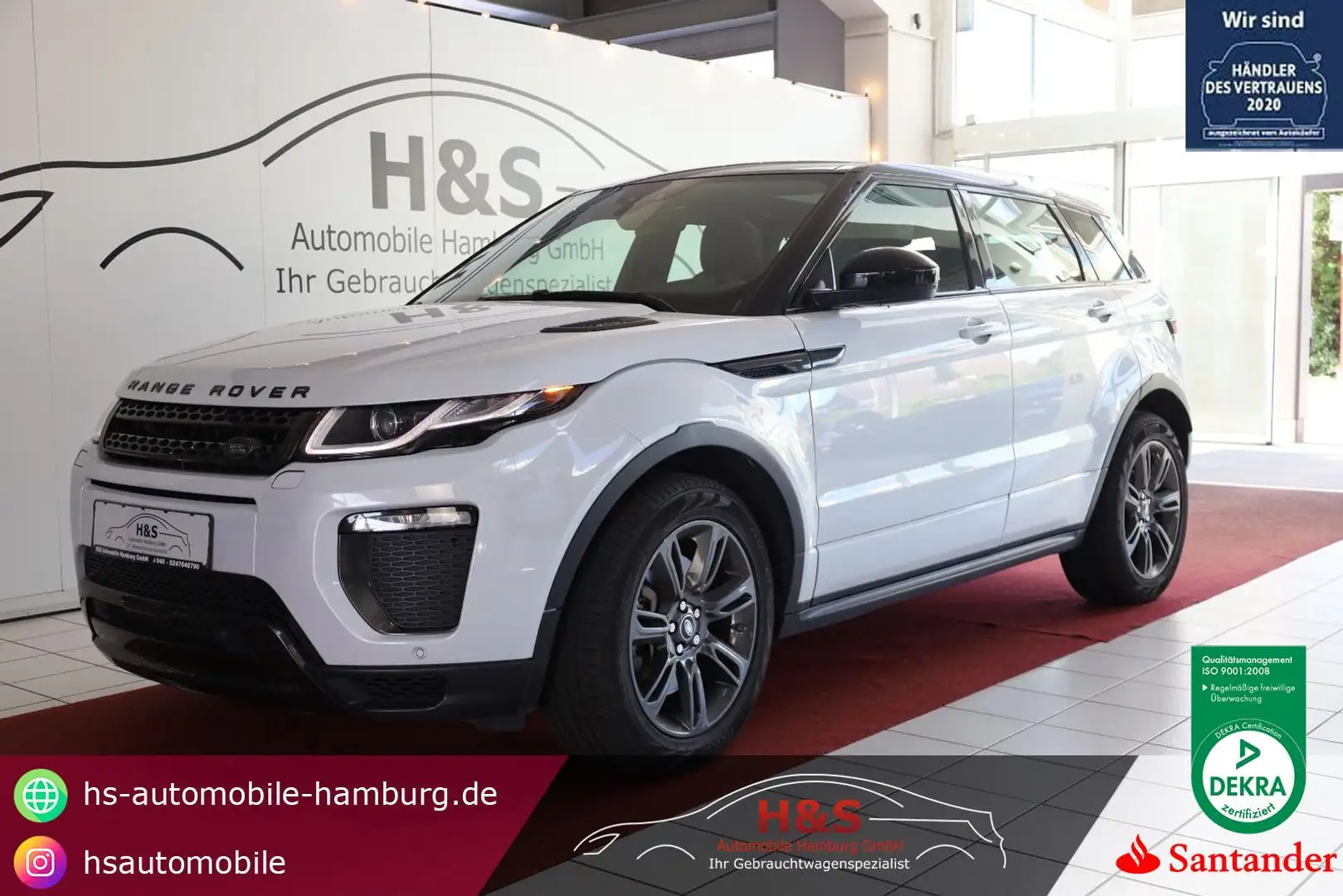 Land Rover Range Rover Evoque SE Landmark PANORAMA+AHK Weiß - 1