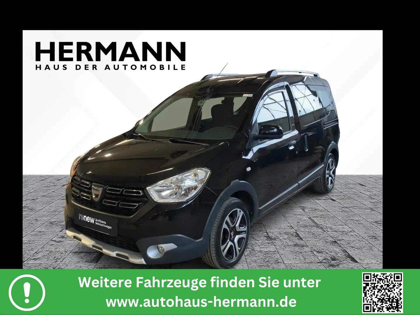 Dacia Dokker Stepway 1.2 TCe Celebration *Navi*1. Hand* Schwarz - 1