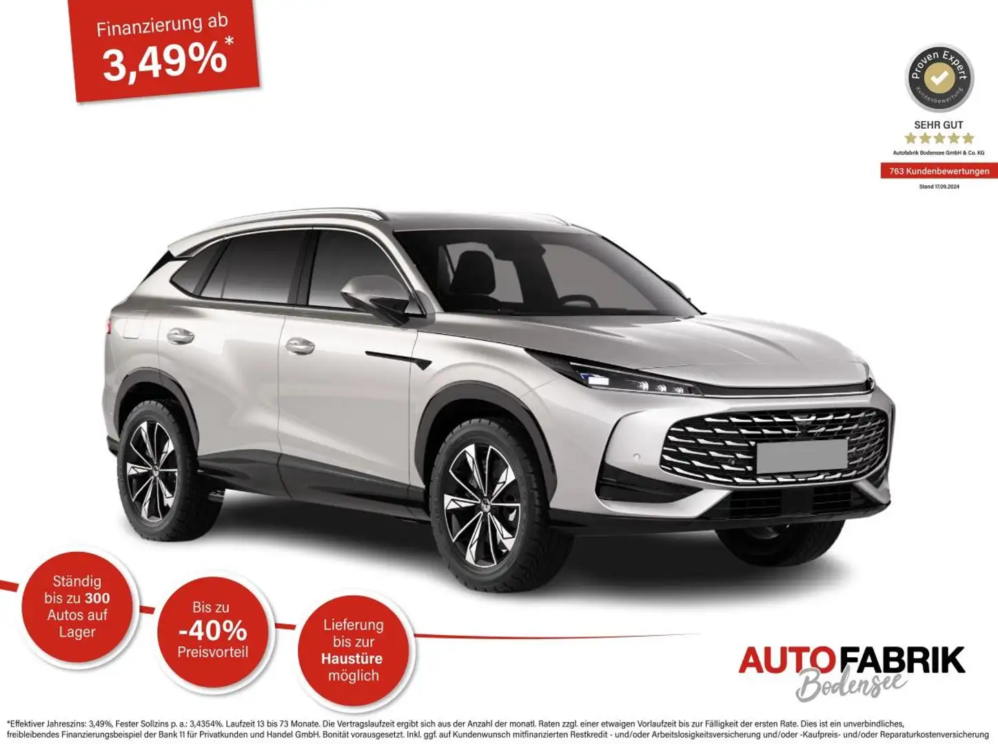 MG HS Comfort MJ25 1.5L Turbo 7AT Navi*Android Auto*ACC* Silber - 1