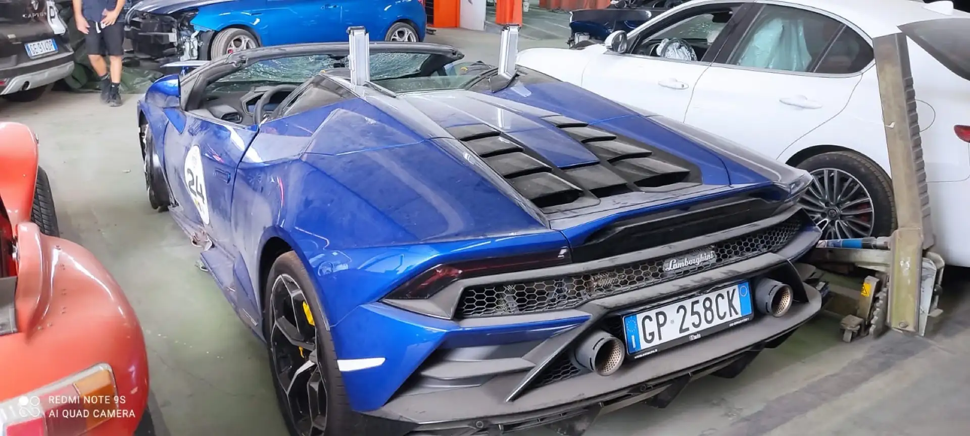 Lamborghini Huracán Huracan Spyder 5.2 Evo 640 awd Blu/Azzurro - 1