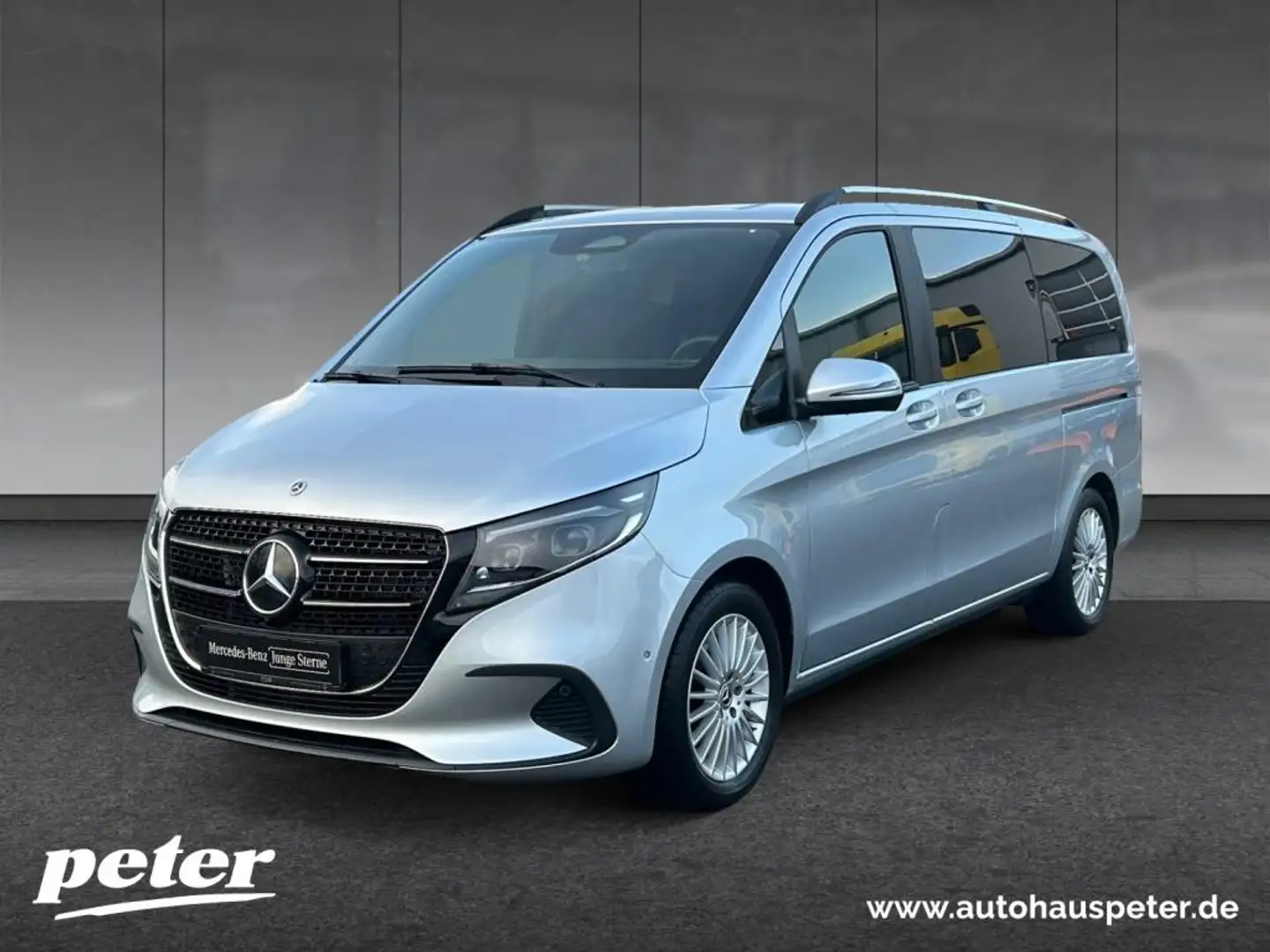 Mercedes-Benz V 250 d STYLE Lang 9GT+LED+DISTR+AHK+NAVI+KAM Argent - 1