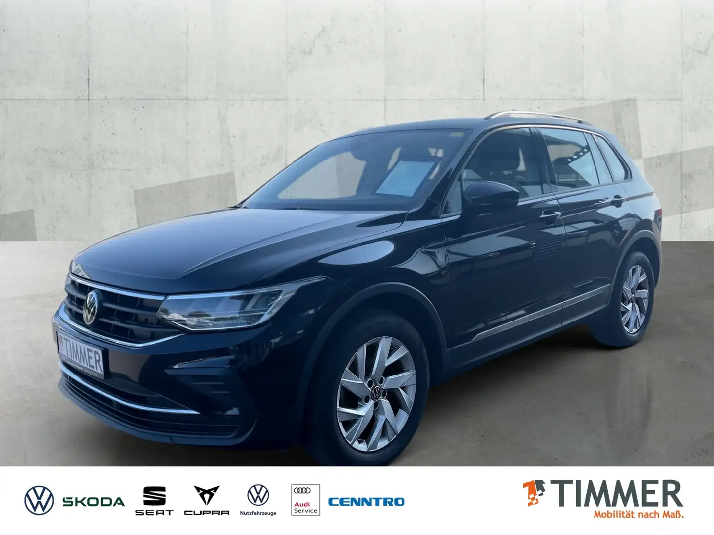 Volkswagen Tiguan 2.0 TDI DSG 4MOTION LIFE *R-Kam*AHK *LED *ACC *SH Schwarz - 1