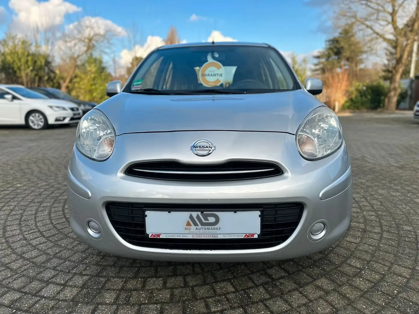 Nissan Micra Acenta ,TÜV NEU, Garantie, 1. Hand Argent - 1