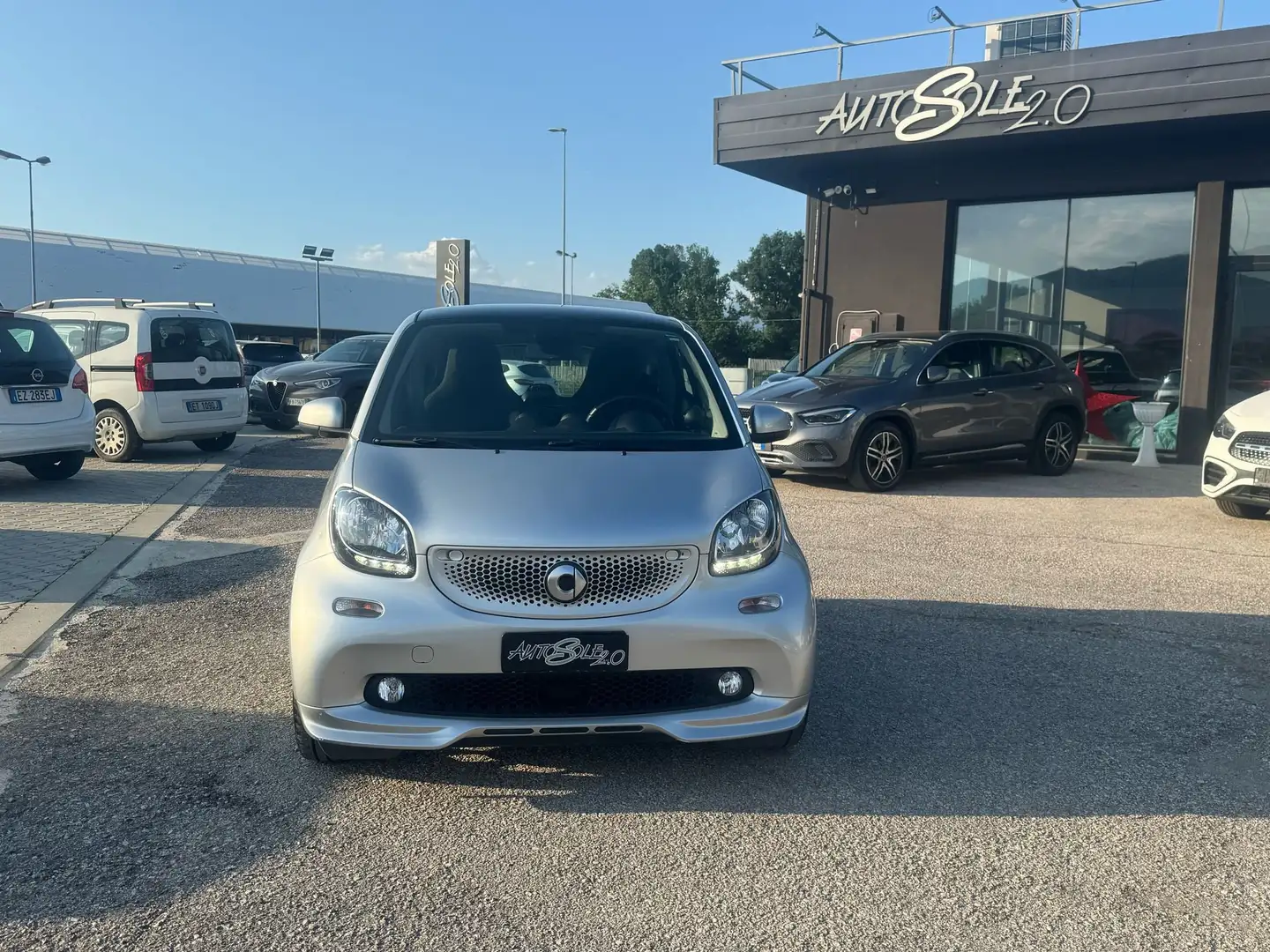 smart forTwo Fortwo 1.0 Superpassion 90cv twinamic Argento - 2