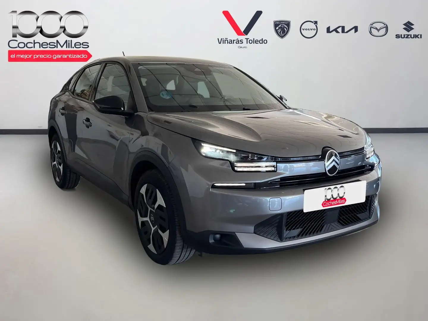 Citroen C4 Hybrid 145 ë-DCS6 Plus Gris - 2