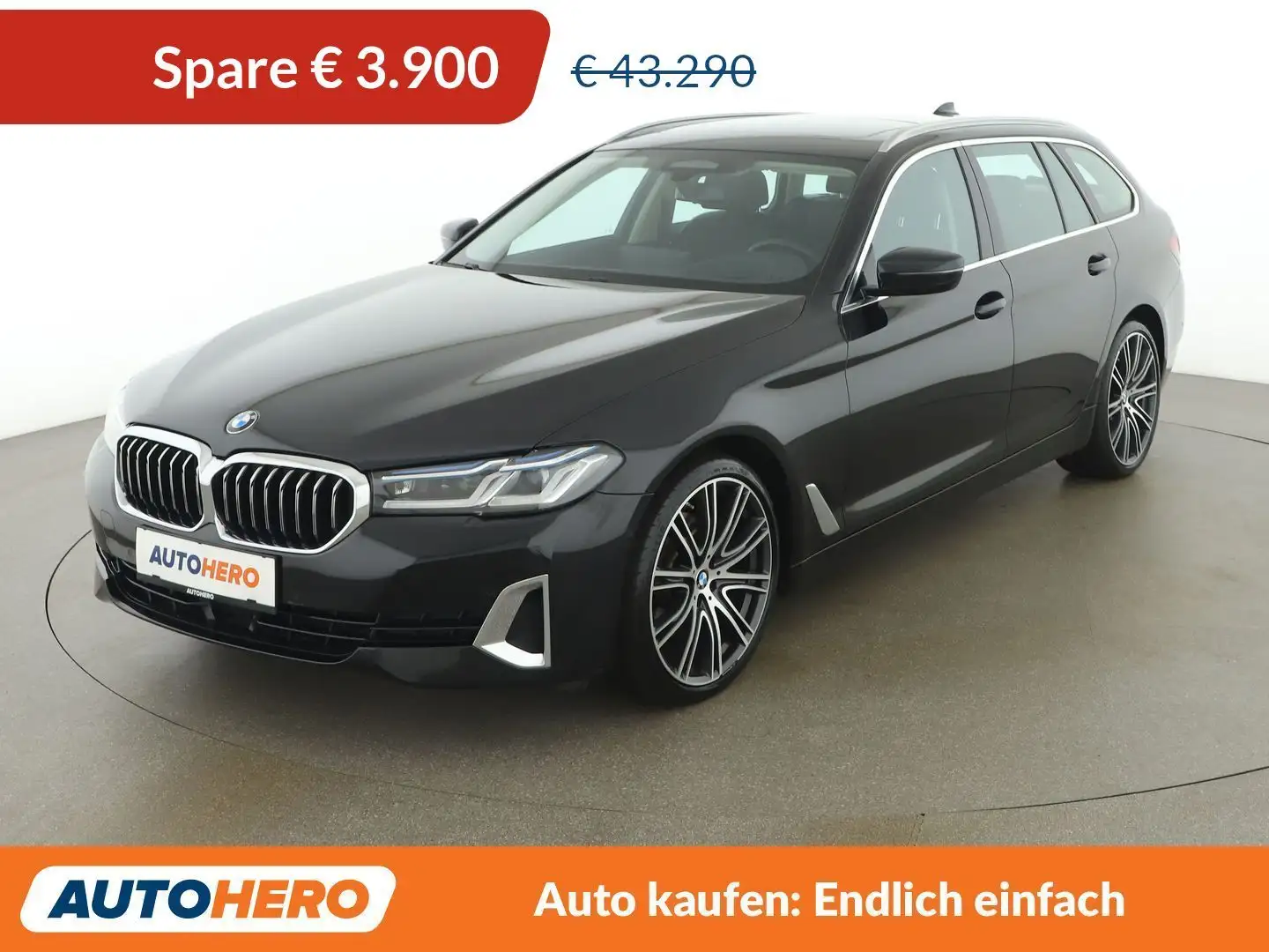 BMW 520 520d xDrive Luxury Line Noir - 1
